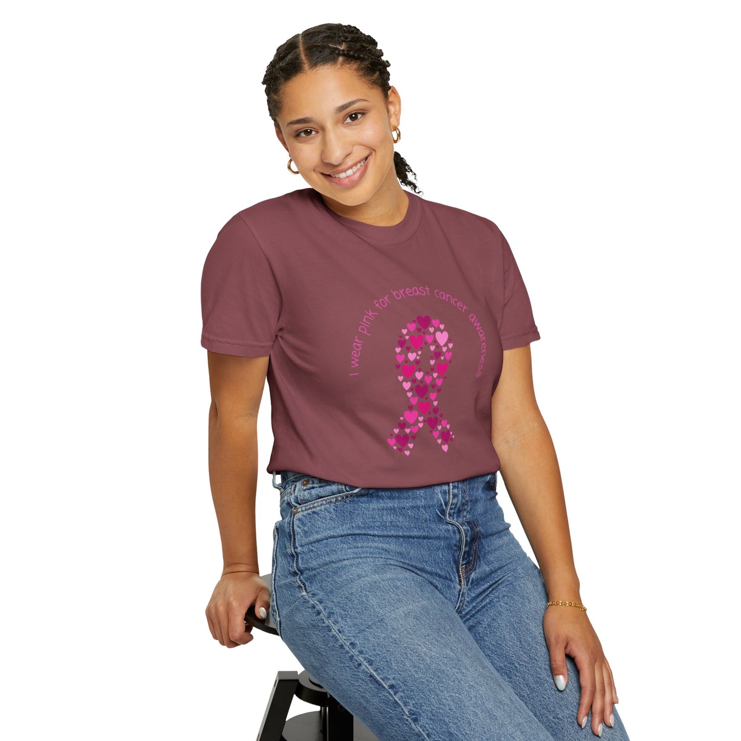 Breast Cancer Awareness Unisex Garment-Dyed T-shirt