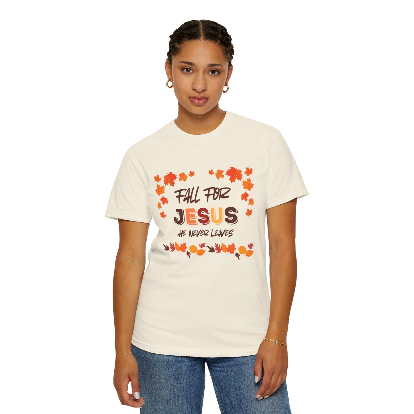 Fall For Jesus Harvest Unisex Garment-Dyed T-shirt