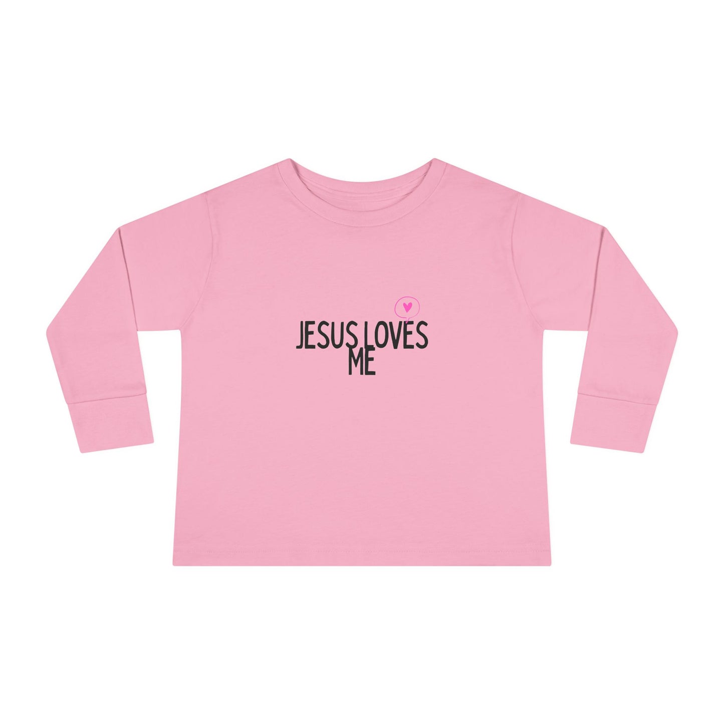 Jesus Loves Me Toddler Long Sleeve Tee