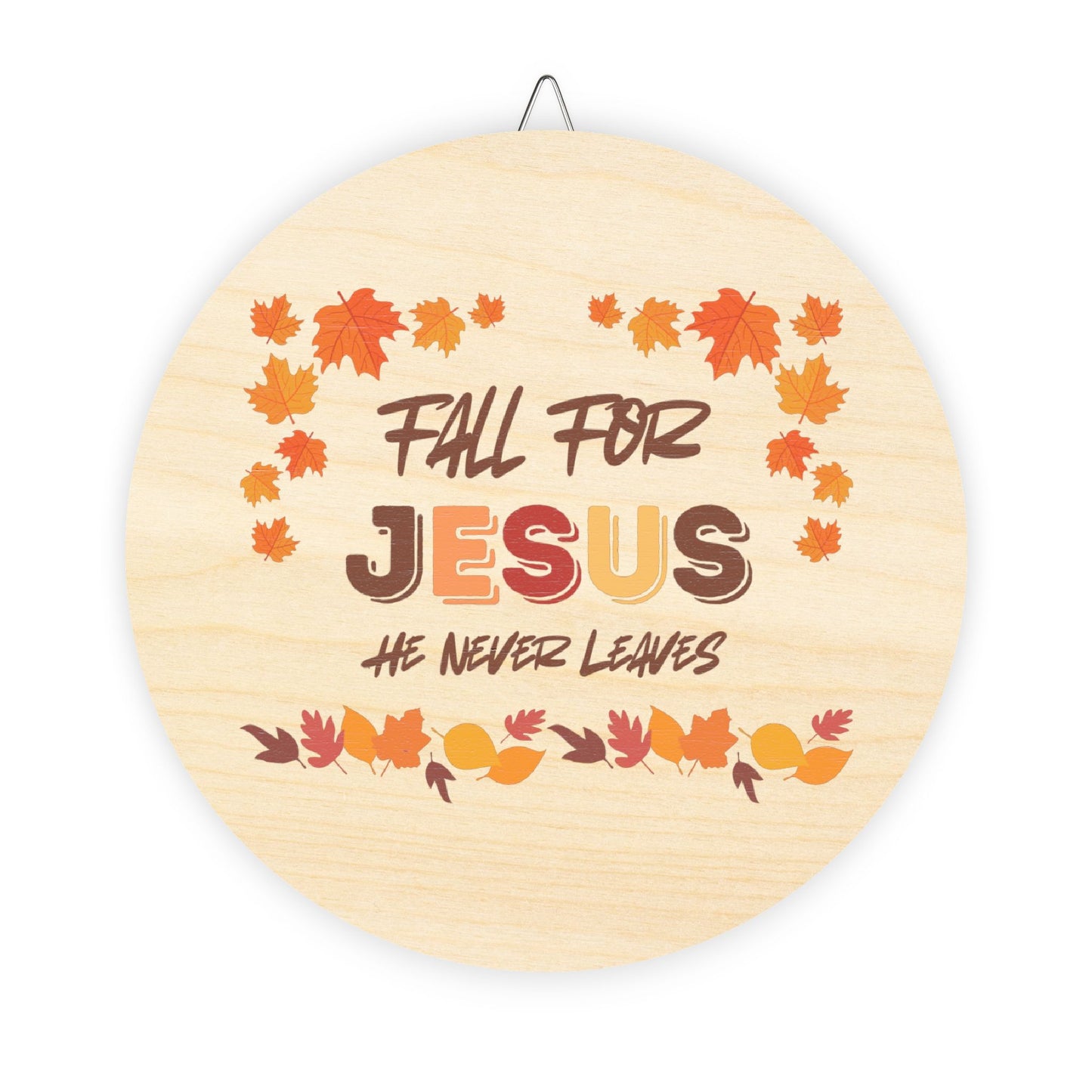 Fall For Jesus Harvest Wood Signs