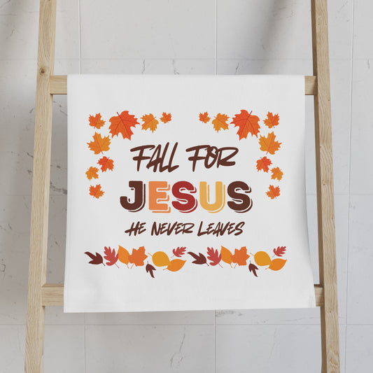 Fall For Jesus Harvest Hand Towel