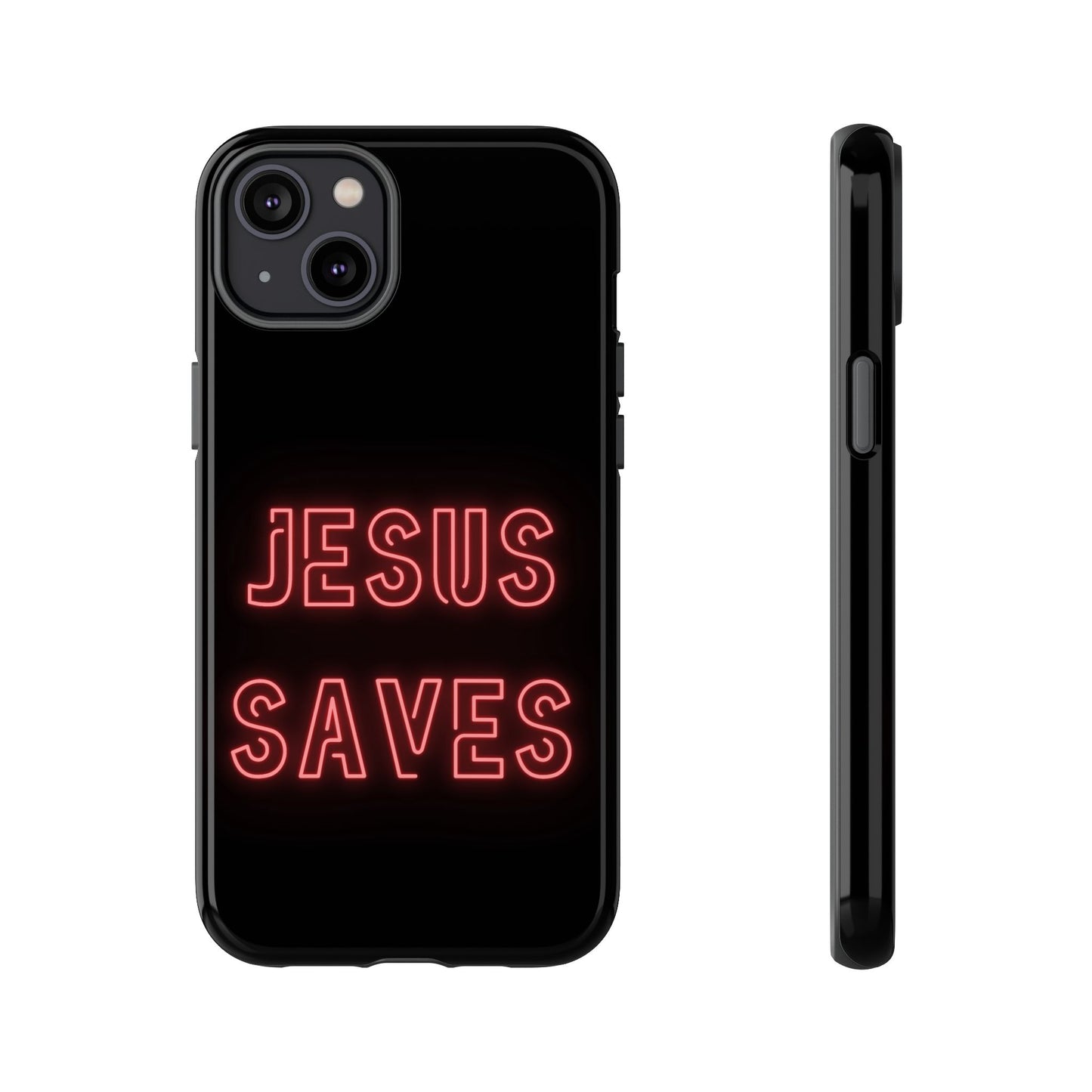 Jesus Saves Neon Signage Tough Cases Iphone Samsung Google