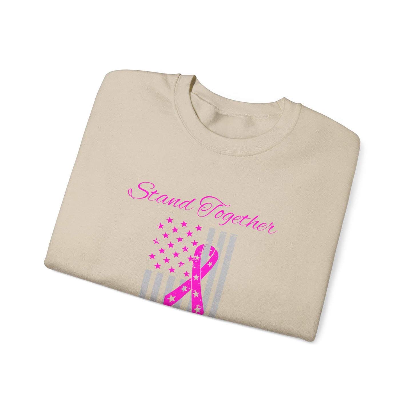 Stand Together Fight Breast Cancer Unisex Heavy Blend™ Crewneck Sweatshirt