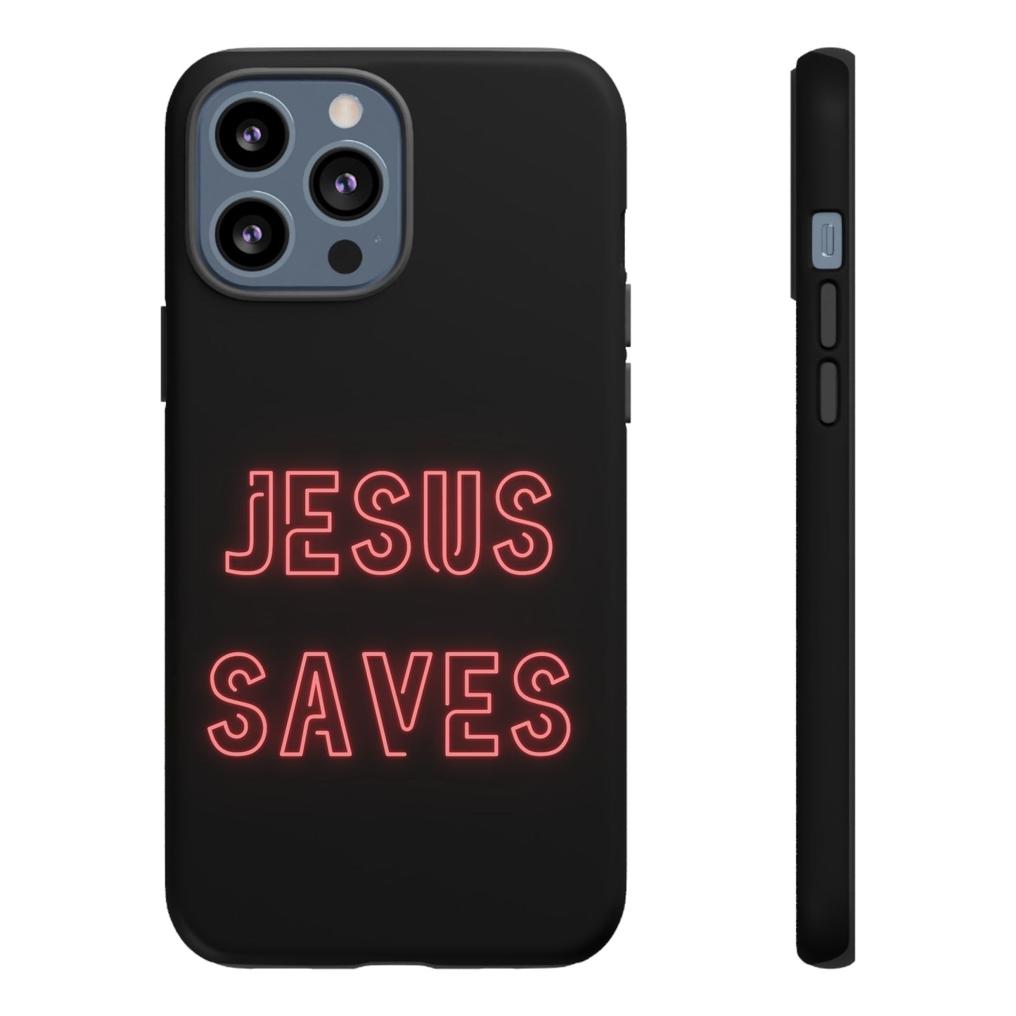 Jesus Saves Neon Signage Tough Cases Iphone Samsung Google