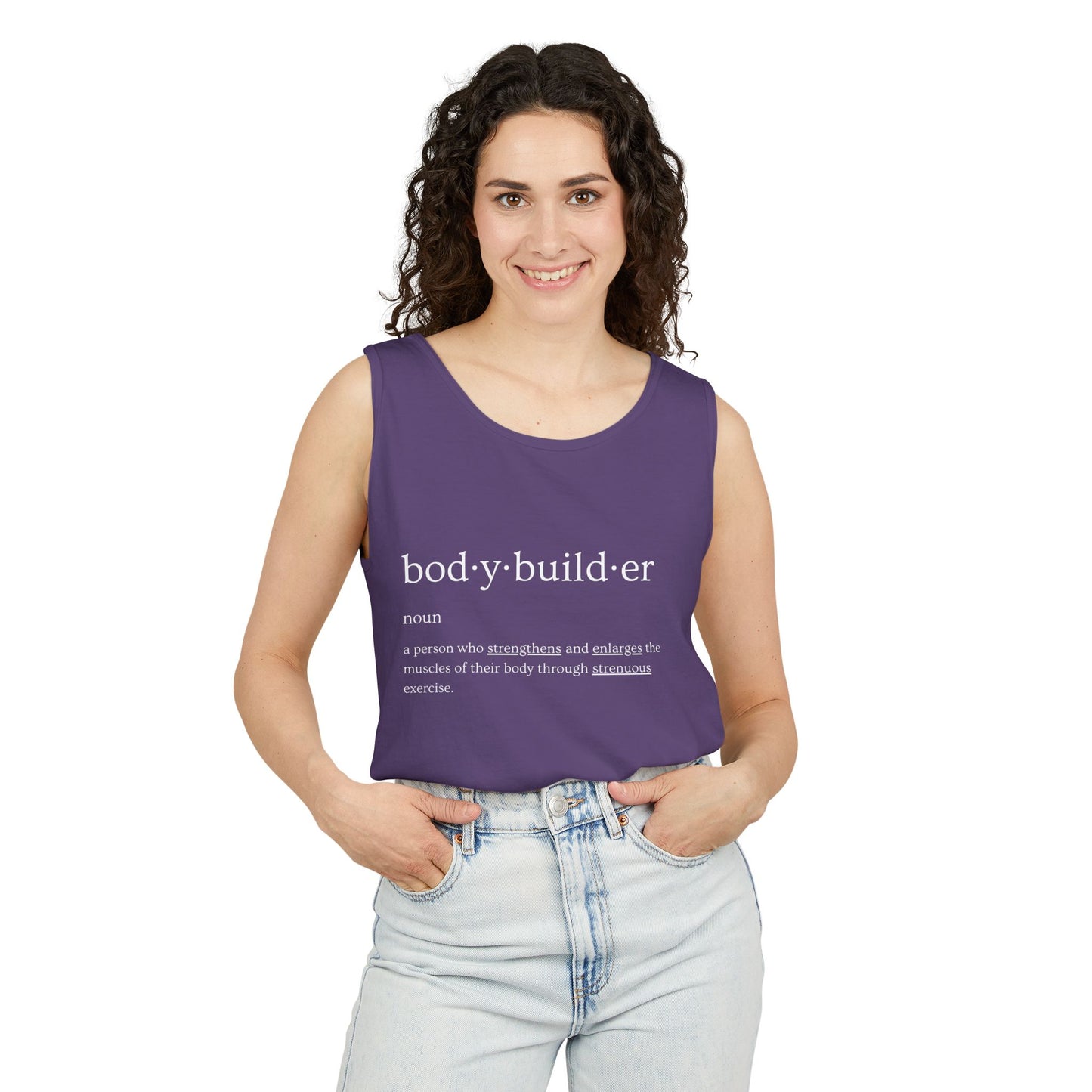 Bodybuilder Definition Unisex Garment-Dyed Tank Top