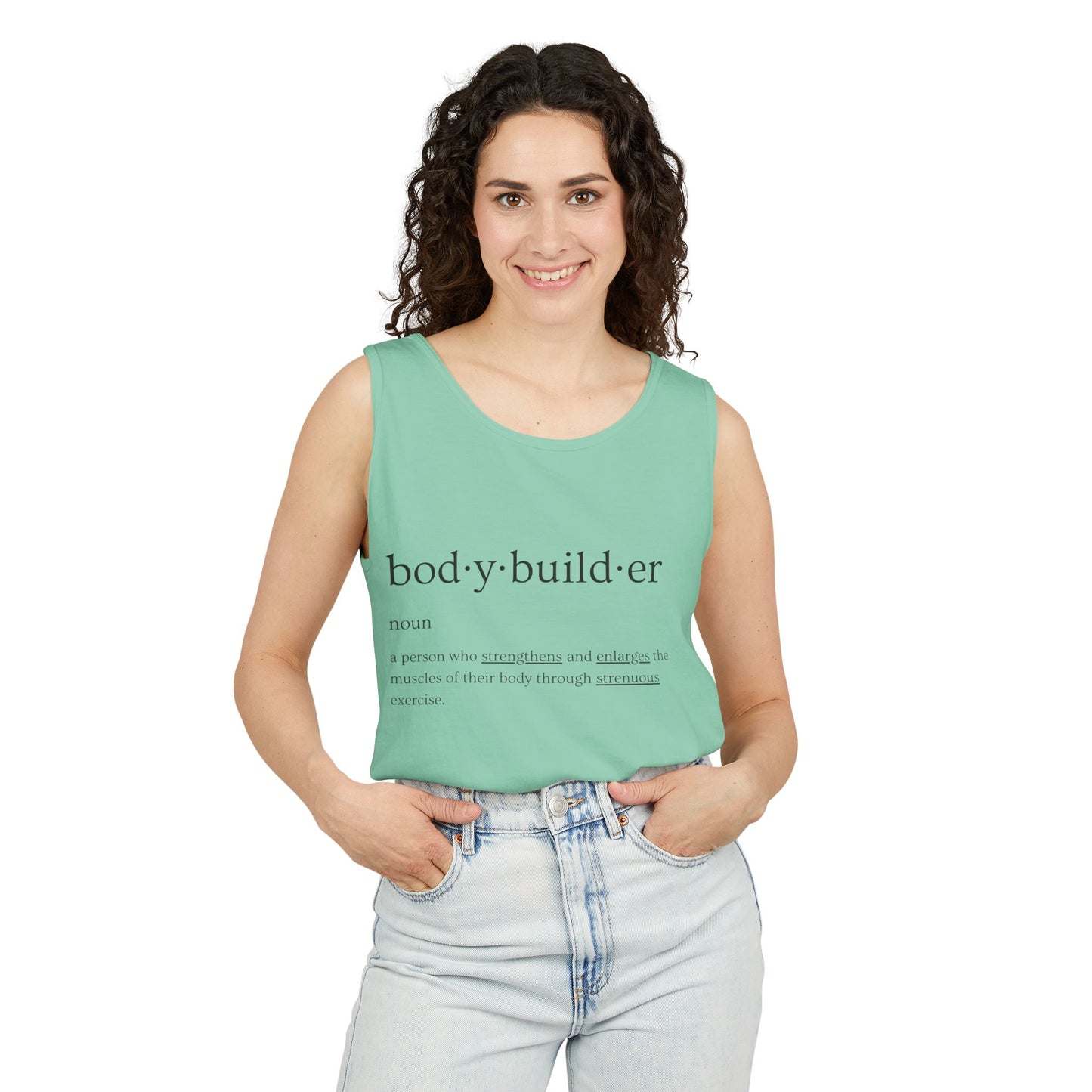 Bodybuilder Definition Unisex Garment-Dyed Tank Top