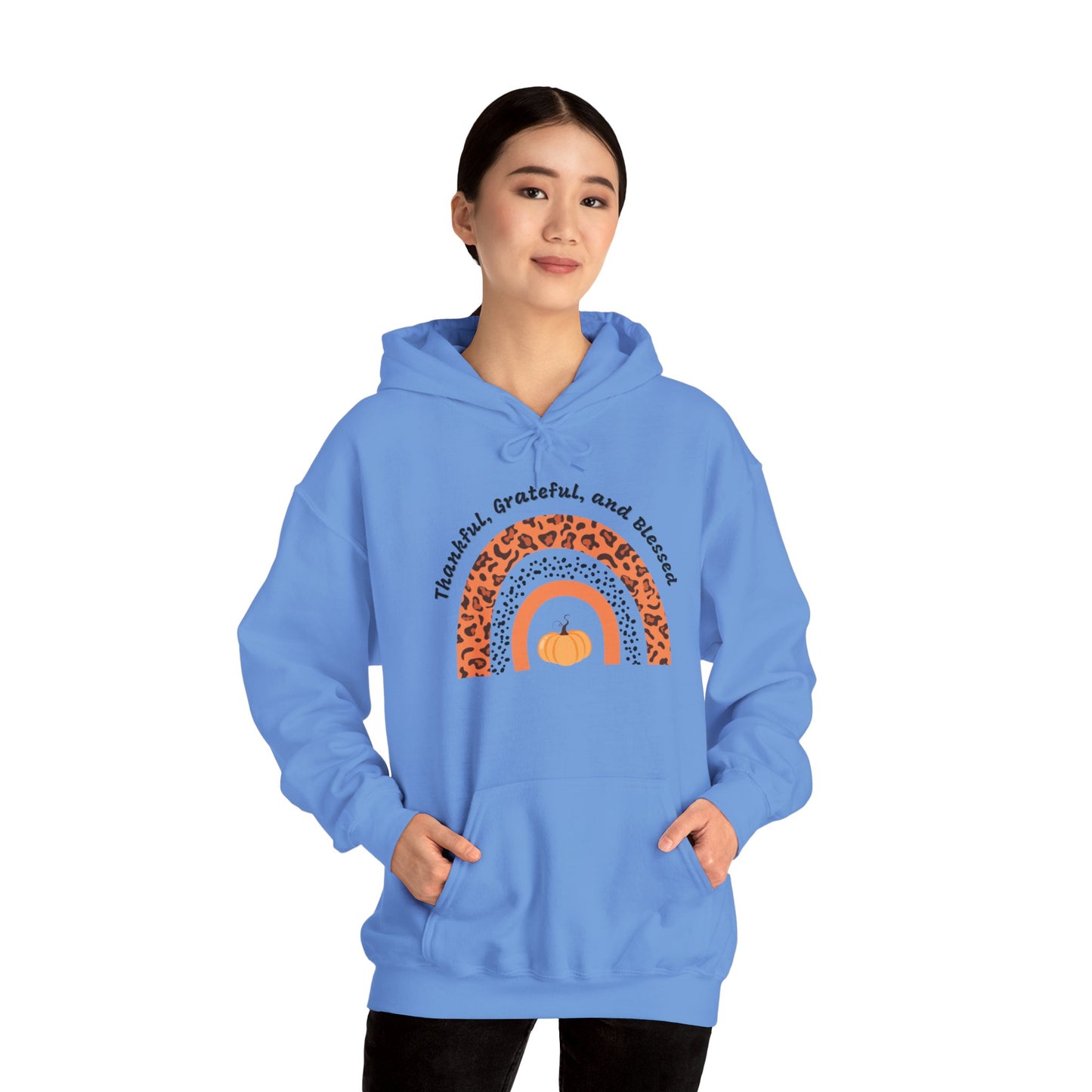 Thankful Grateful Blessed Unisex Heavy Blend™ Hooded Sweatshirt