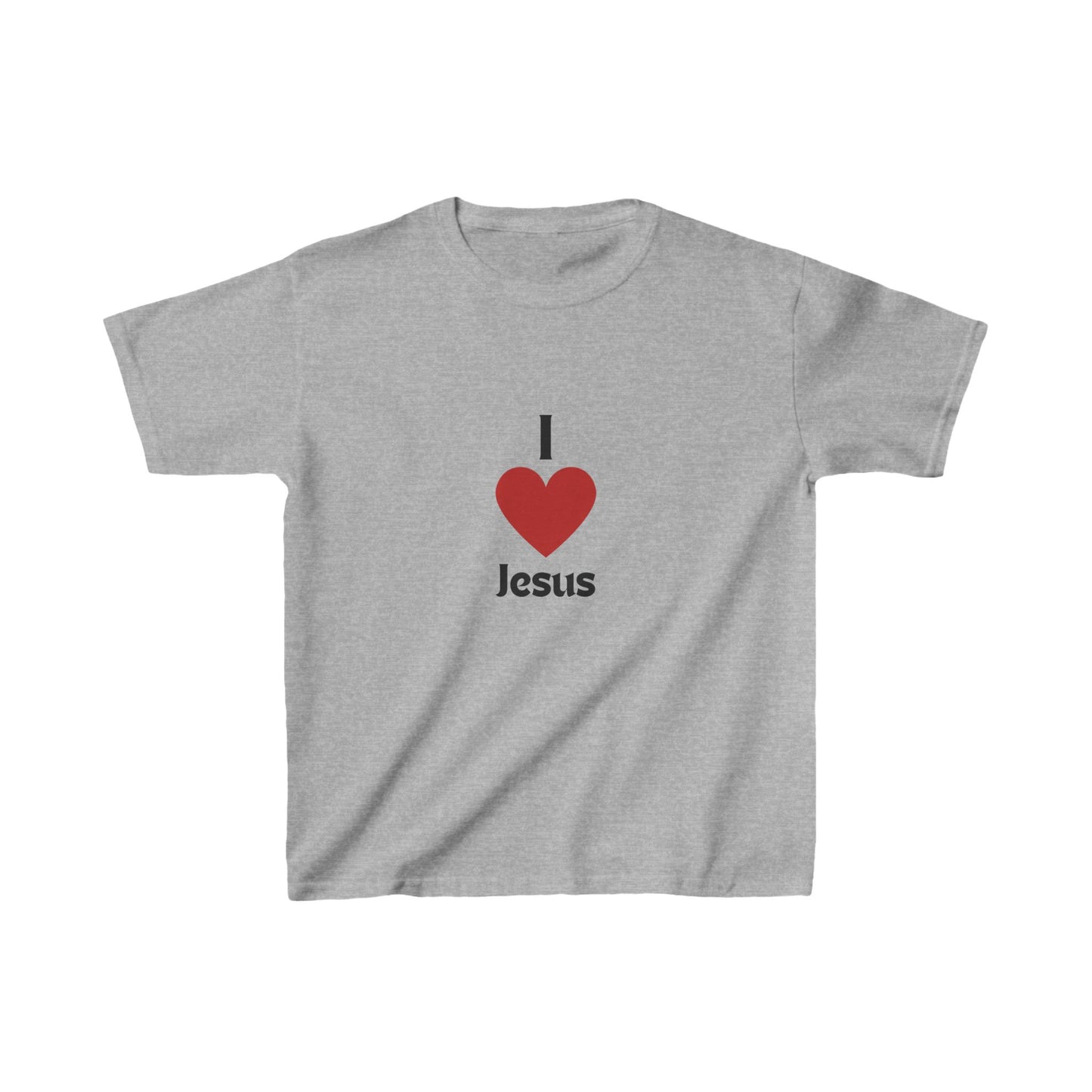 Kids T-Shirt - I Love Jesus Christian Tee