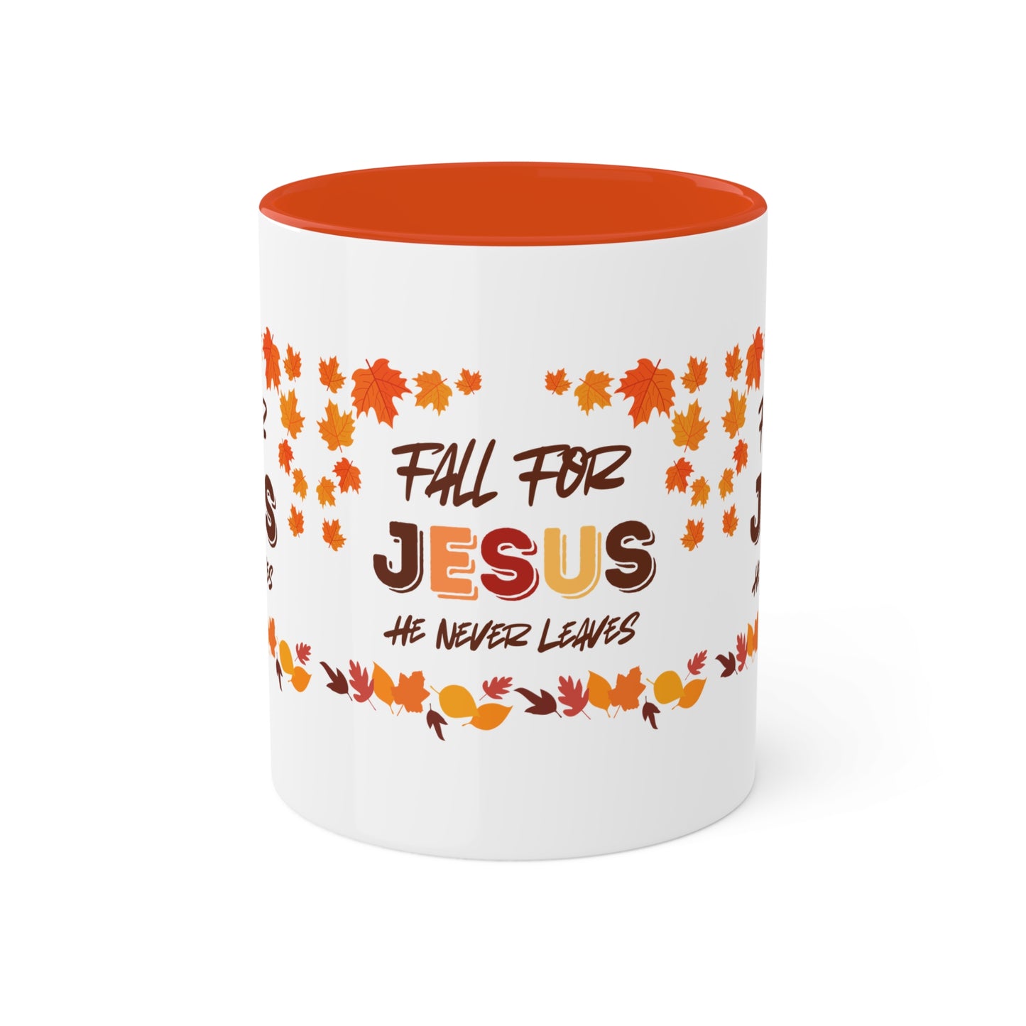 Fall For Jesus Harvest Colorful Mugs, 11oz