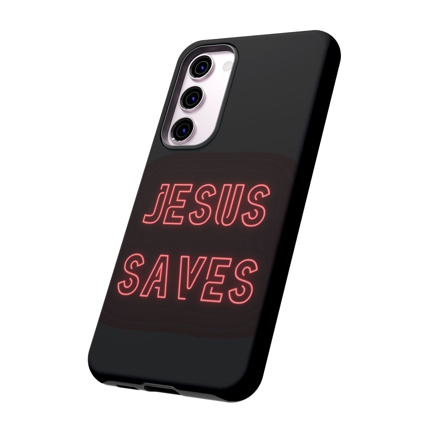 Jesus Saves Neon Signage Tough Cases Iphone Samsung Google