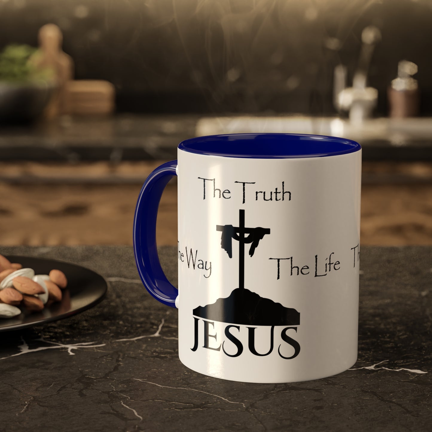 Jesus The Way The Truth The Life Colorful Mugs, 11oz