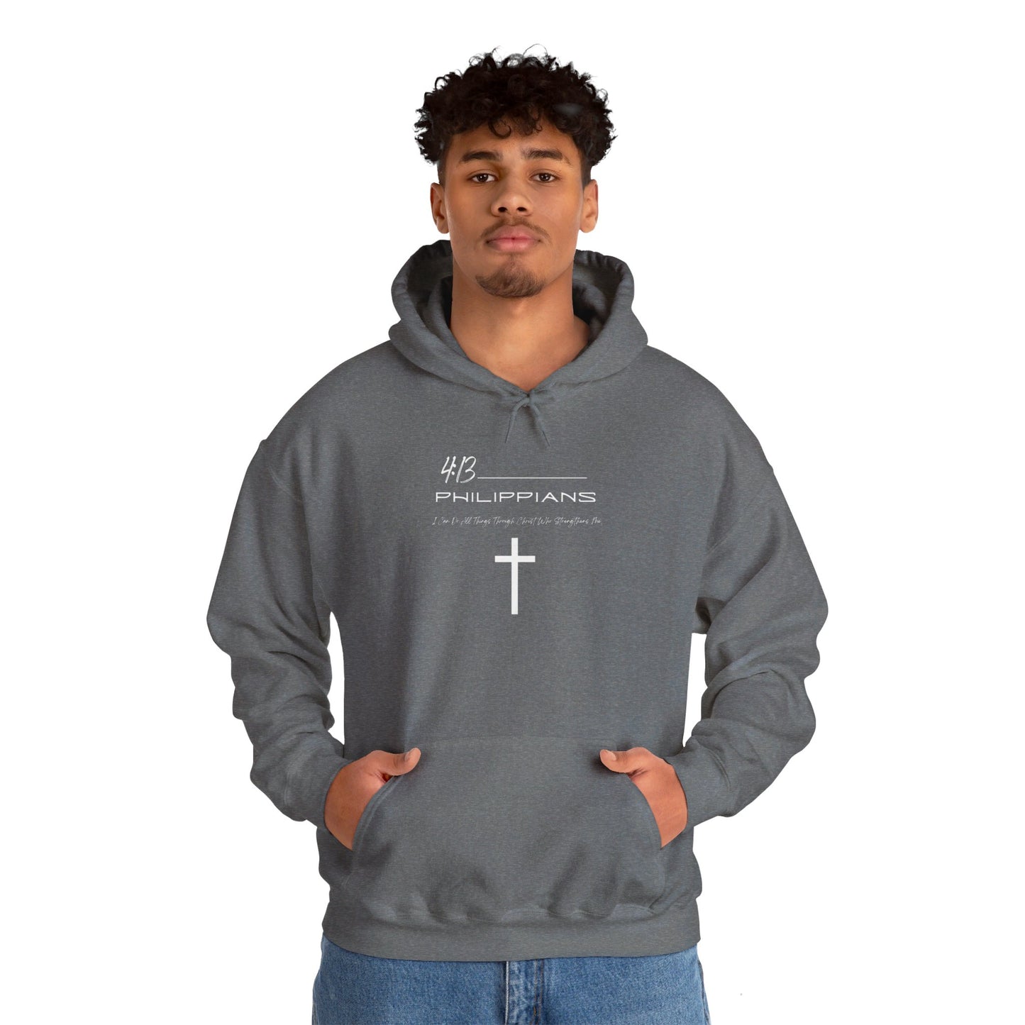 Philippians 4:13 Unisex Heavy Blend™ Hooded Sweatshirt