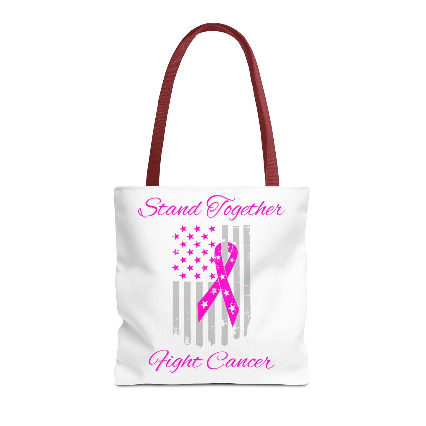 Stand Together Fight Breast Cancer Tote Bag (AOP)