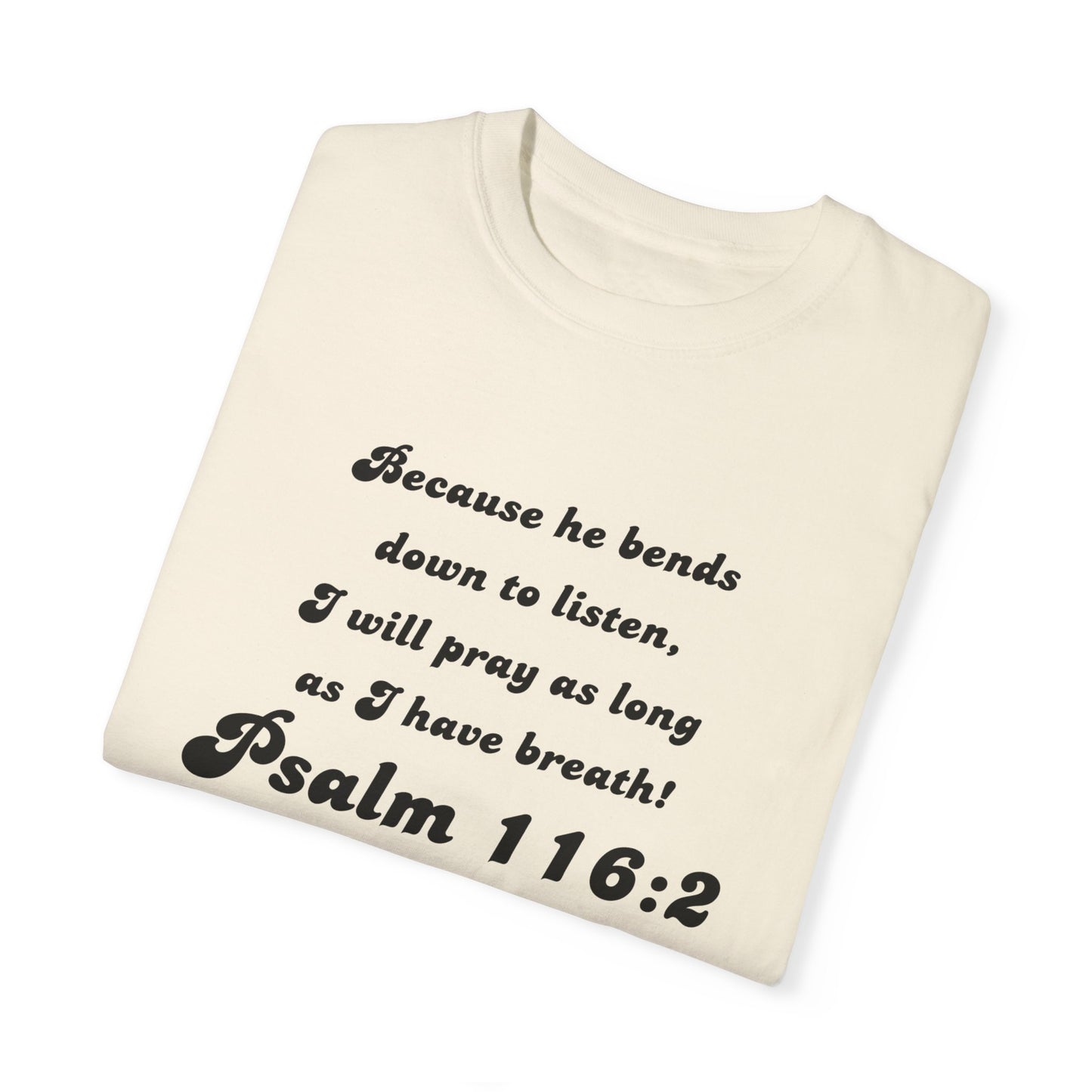 Psalm 116:8 Unisex Garment-Dyed T-shirt