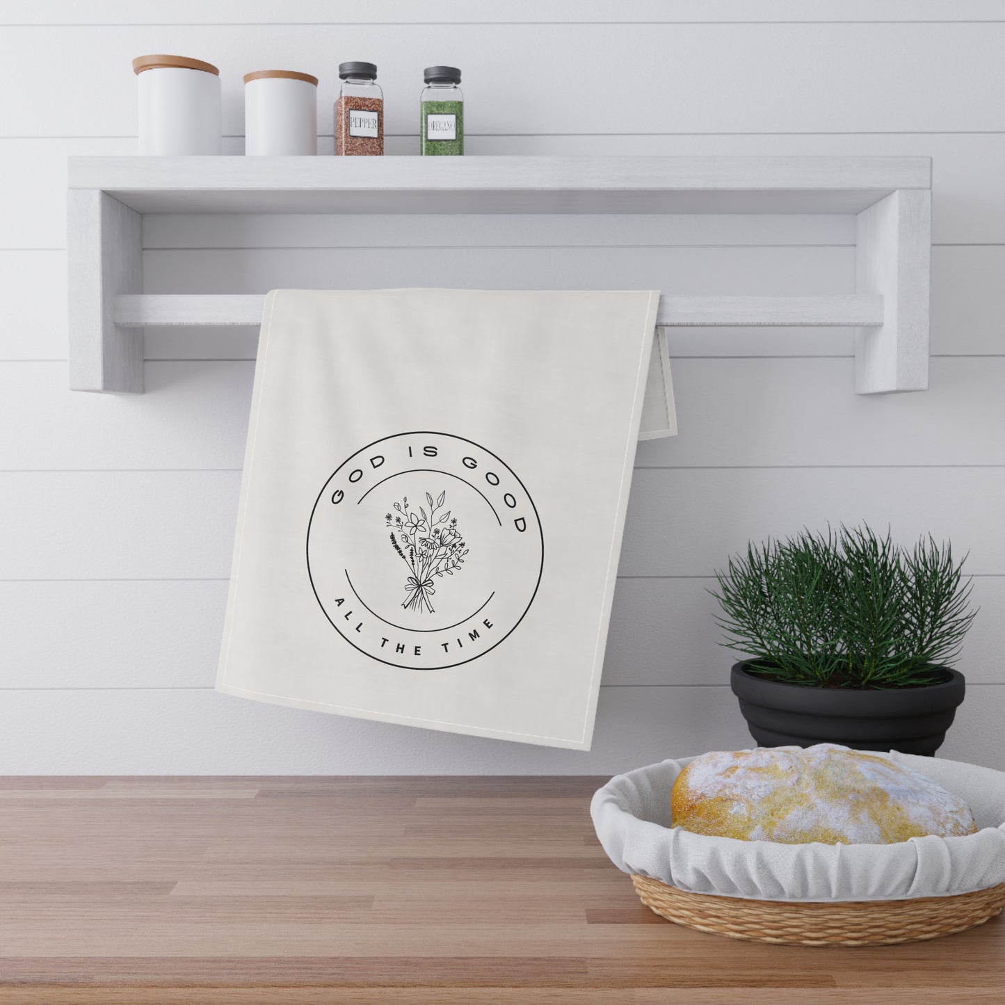 God Is Good All The Time Tea Towels (cotton, poly)