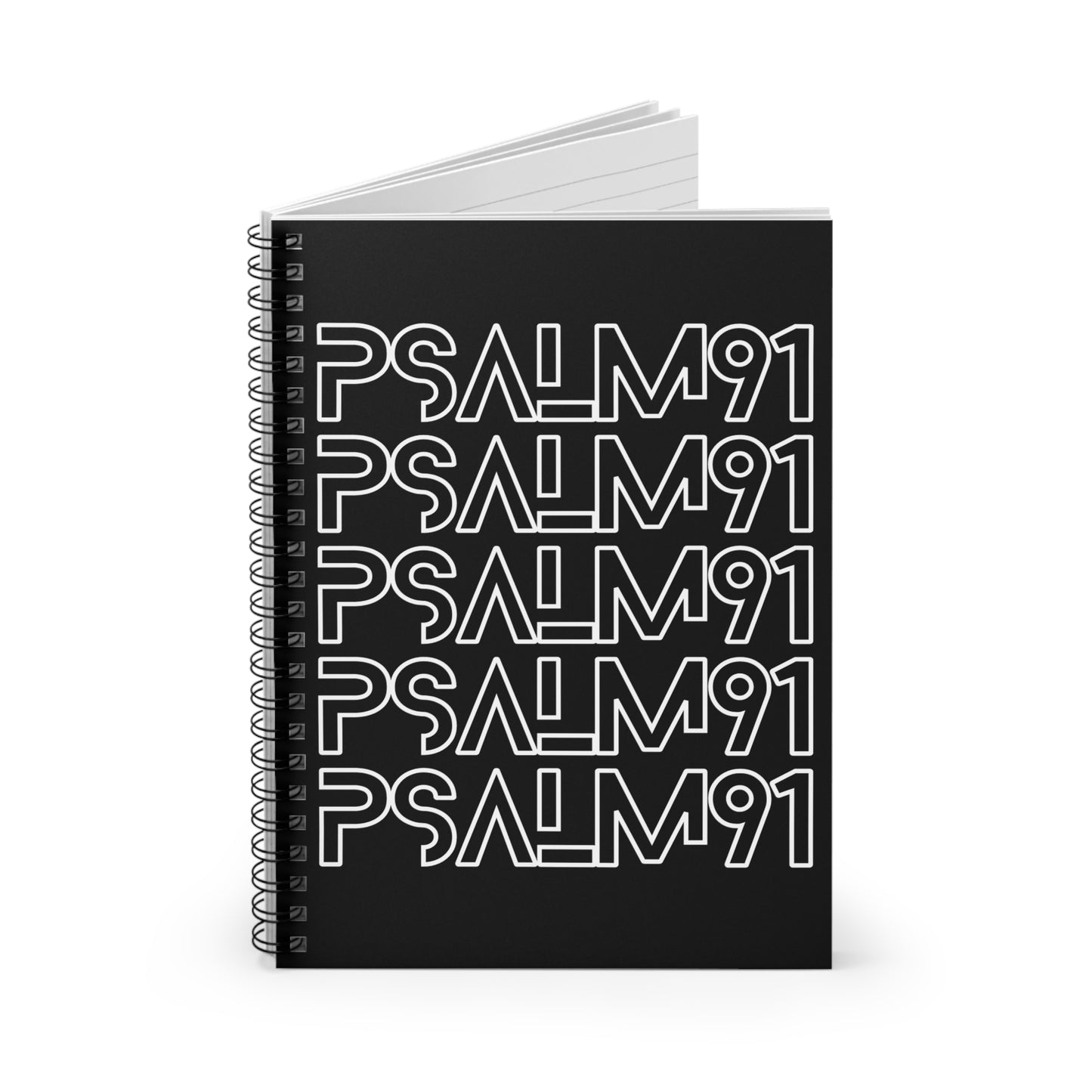 Psalm 91 Spiral Notebook - Ruled Line