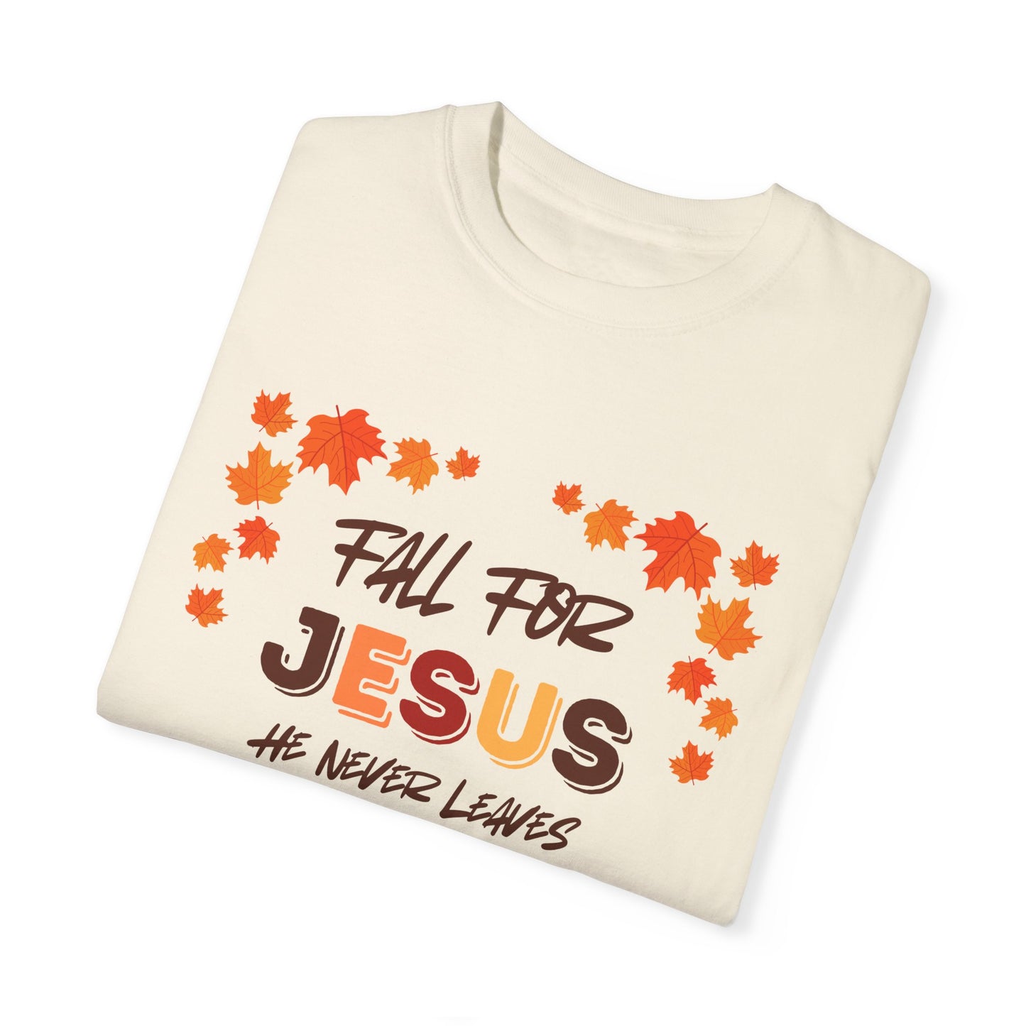 Fall For Jesus Harvest Unisex Garment-Dyed T-shirt