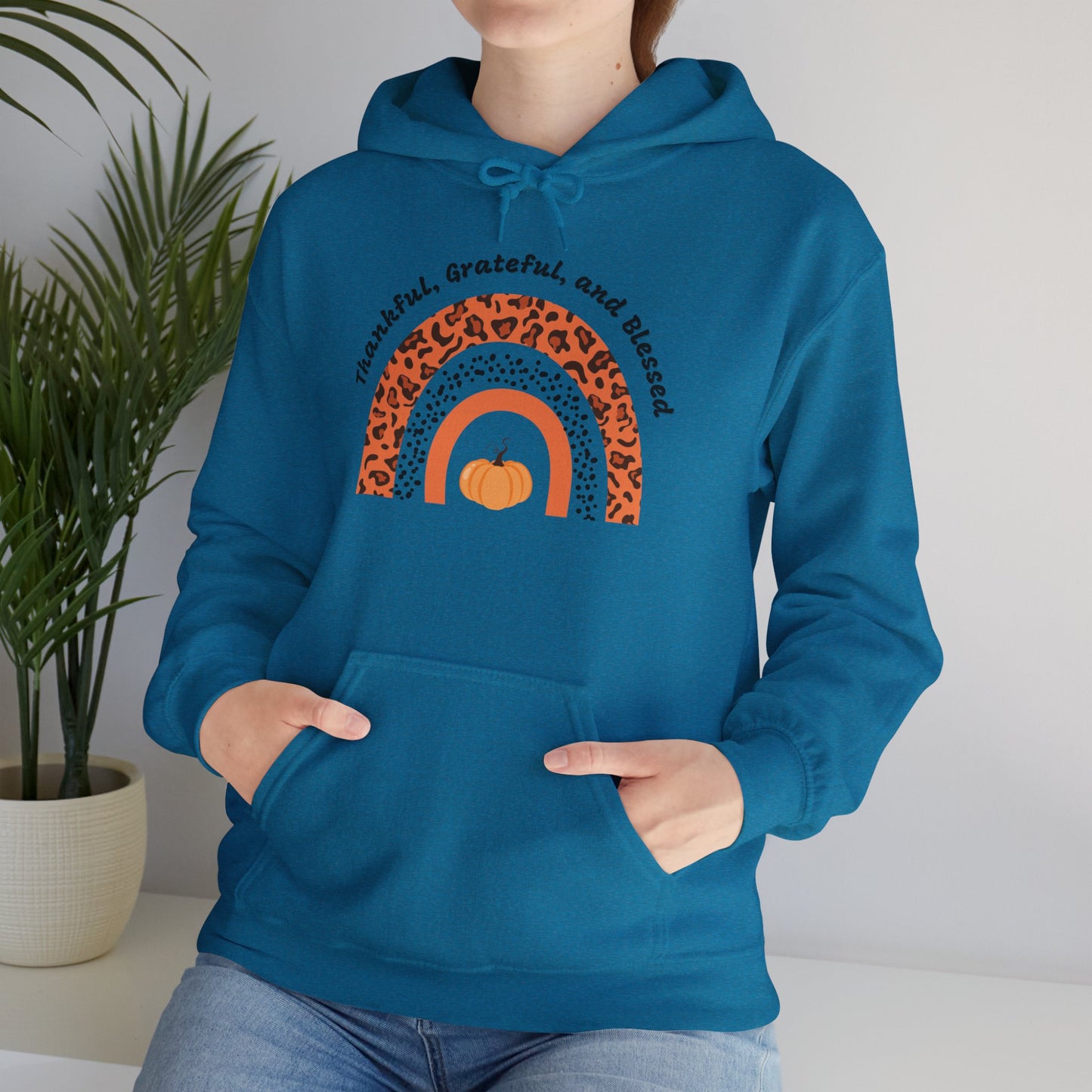 Thankful Grateful Blessed Unisex Heavy Blend™ Hooded Sweatshirt