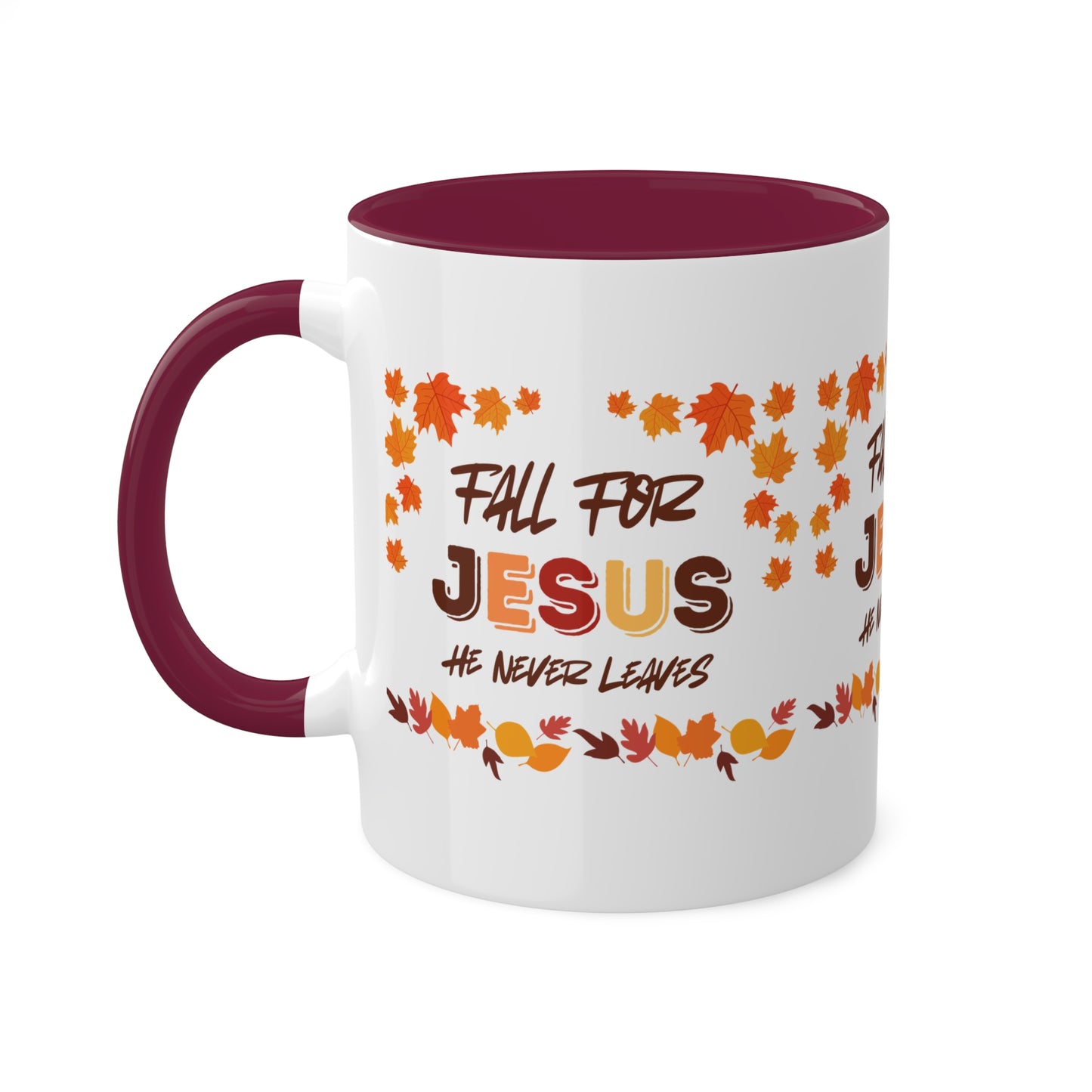 Fall For Jesus Harvest Colorful Mugs, 11oz