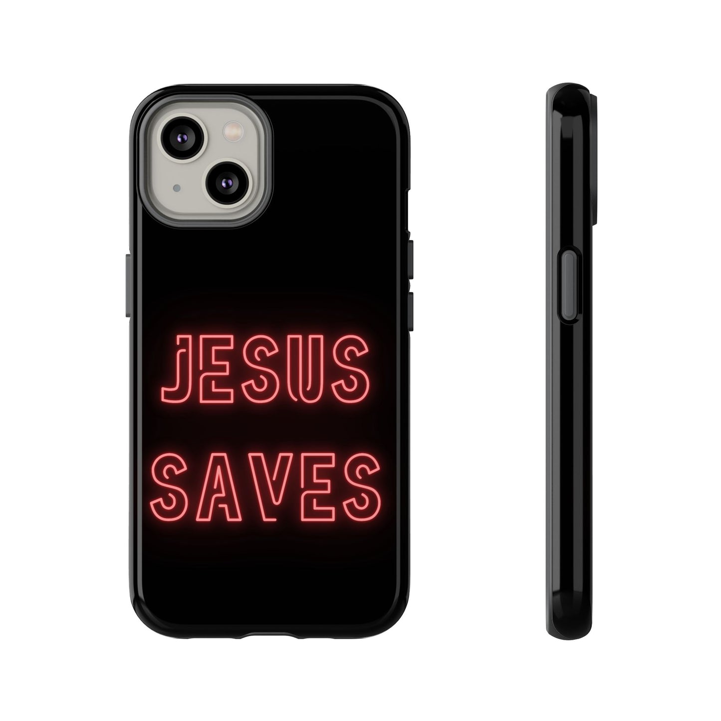 Jesus Saves Neon Signage Tough Cases Iphone Samsung Google