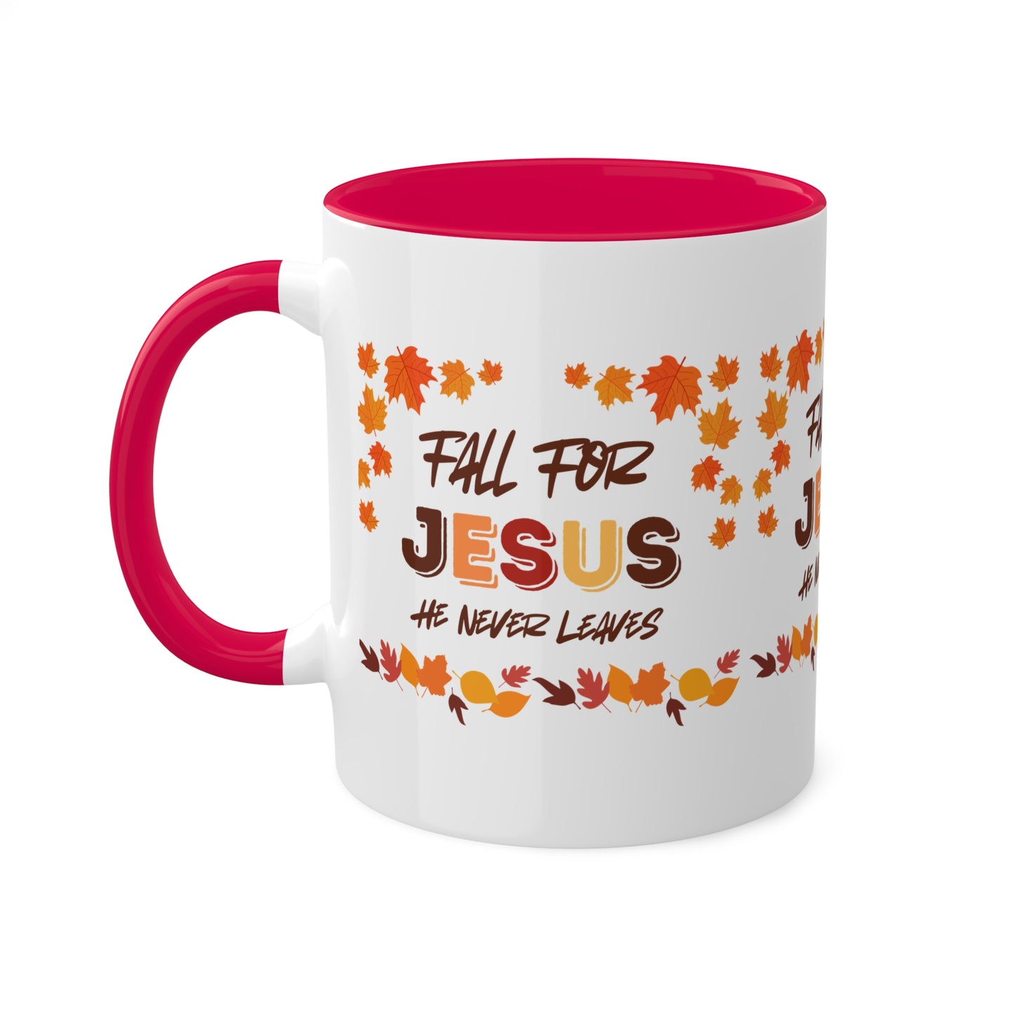 Fall For Jesus Harvest Colorful Mugs, 11oz