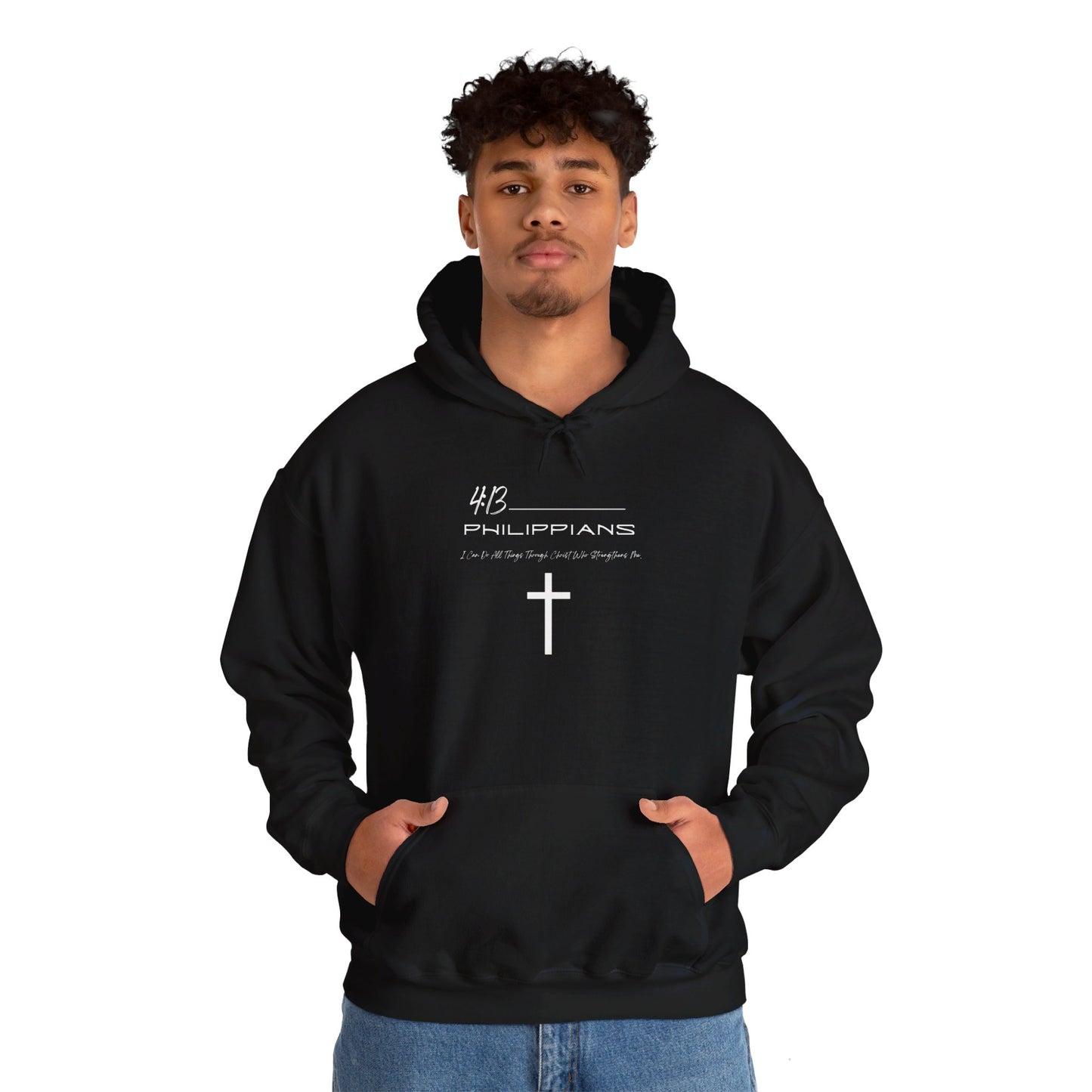 Philippians 4:13 Unisex Heavy Blend™ Hooded Sweatshirt