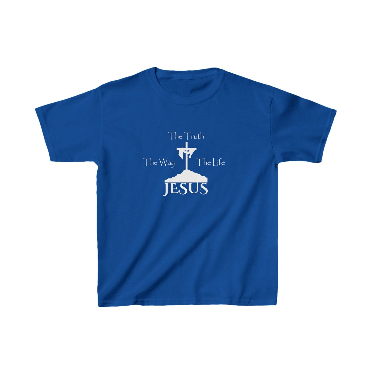 Jesus The Way The Truth The Life Kids Heavy Cotton™ Tee