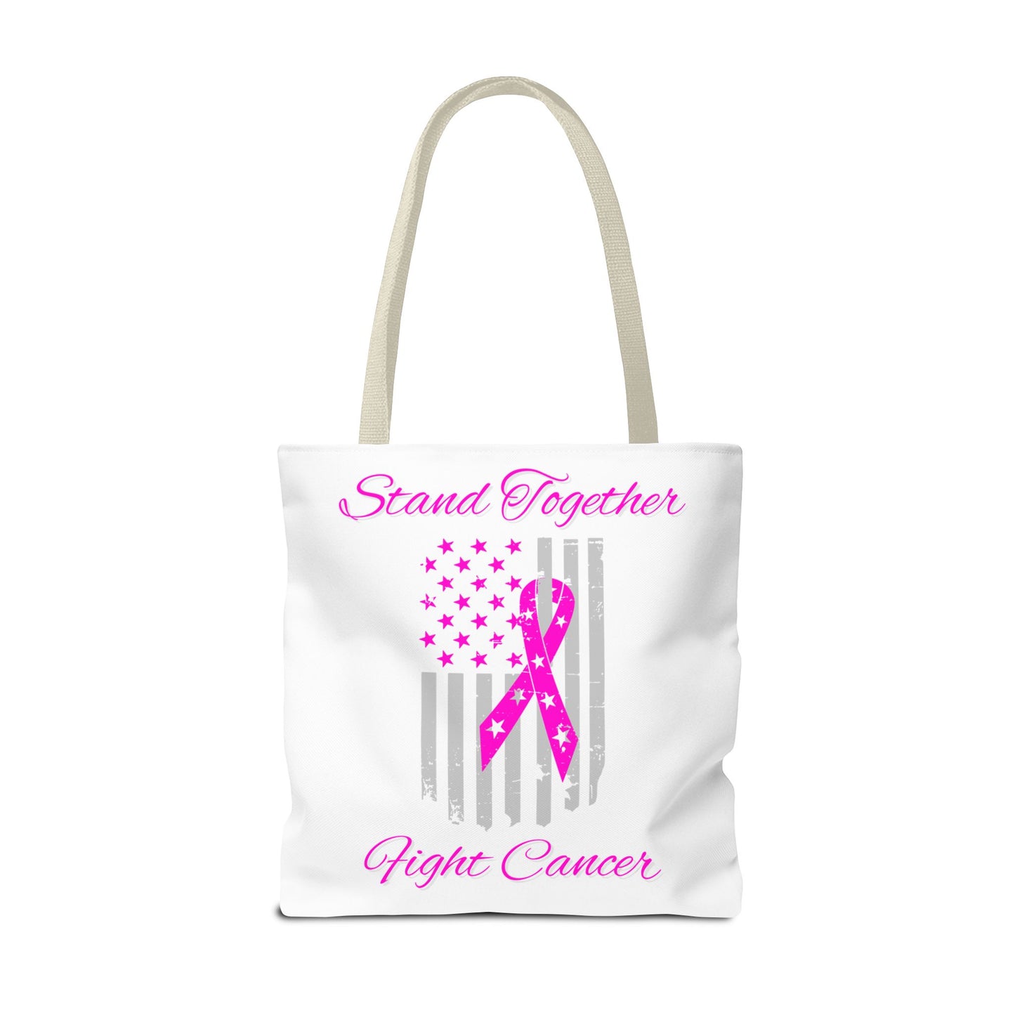 Stand Together Fight Breast Cancer Tote Bag (AOP)