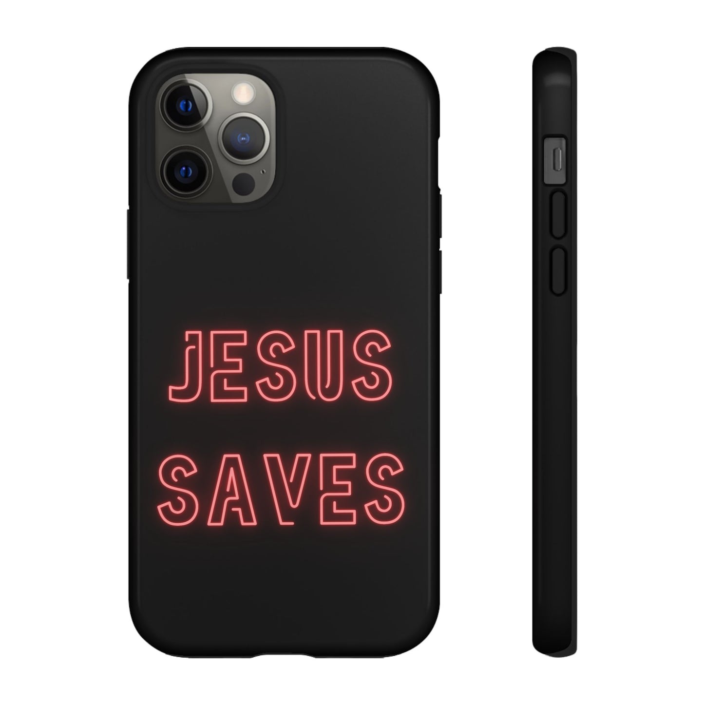 Jesus Saves Neon Signage Tough Cases Iphone Samsung Google