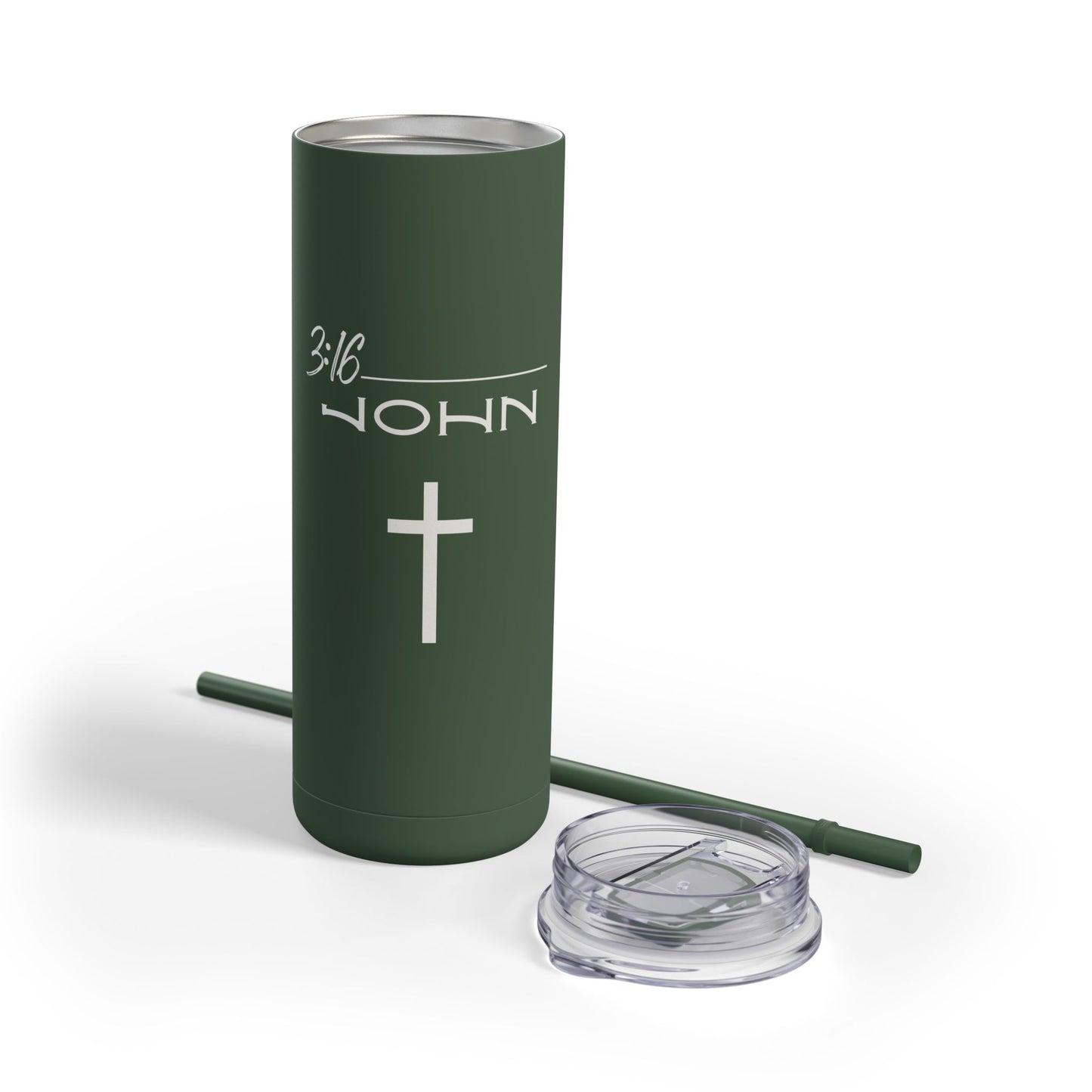 John 3:16 Maars Maker Skinny Matte Tumbler, 20oz