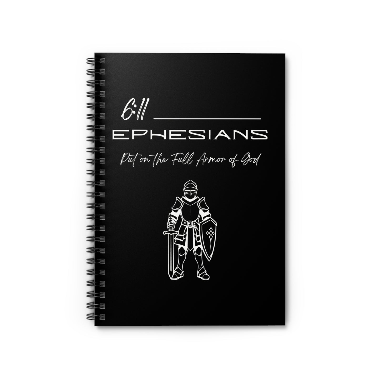 Ephesians 6:11 Armor Spiral Notebook - Ruled Line