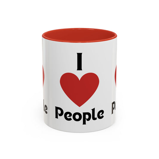 I love People Accent Coffee Mug (11, 15oz)