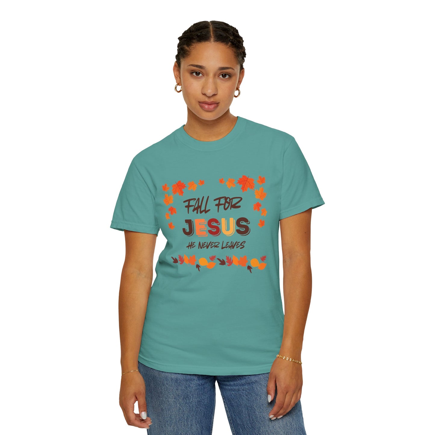 Fall For Jesus Harvest Unisex Garment-Dyed T-shirt