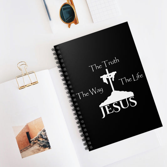 Jesus The Way The Truth The Life Spiral Notebook - Ruled Line