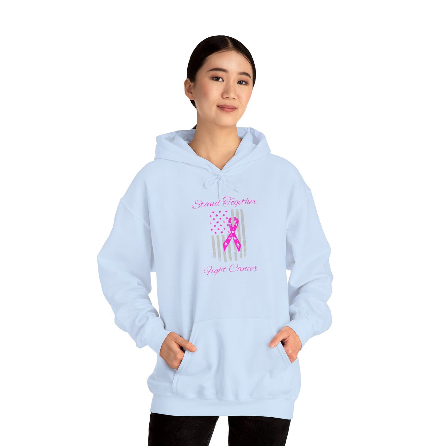 Stand Together Fight Breast Cancer Unisex Heavy Blend™ Hooded Sweatshirt