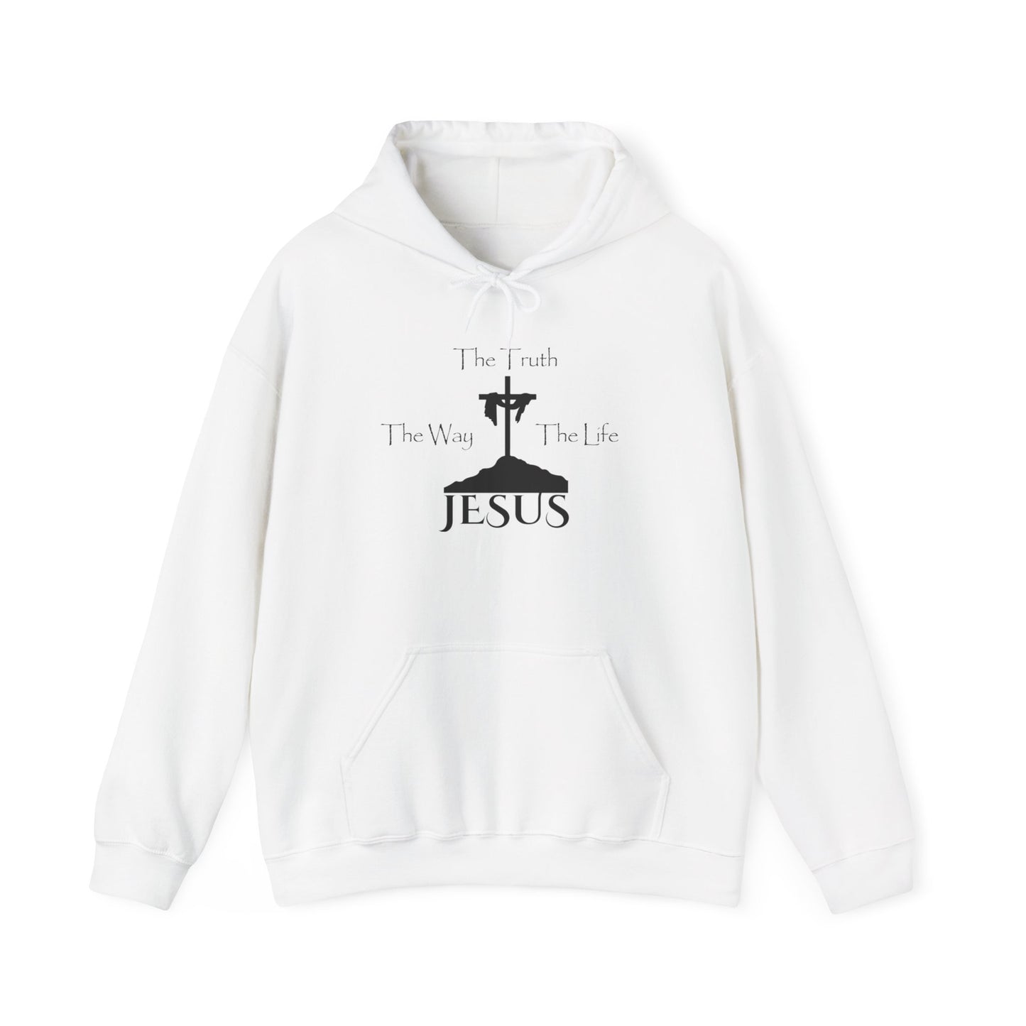 Jesus The Way The Truth The Life Unisex Heavy Blend™ Hooded Sweatshirt