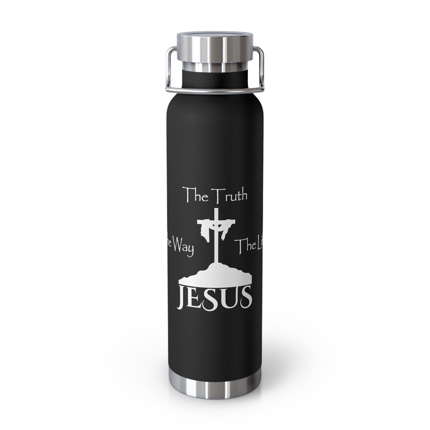 Jesus The Way The Truth The Life Copper Vacuum Insulated Bottle, 22oz