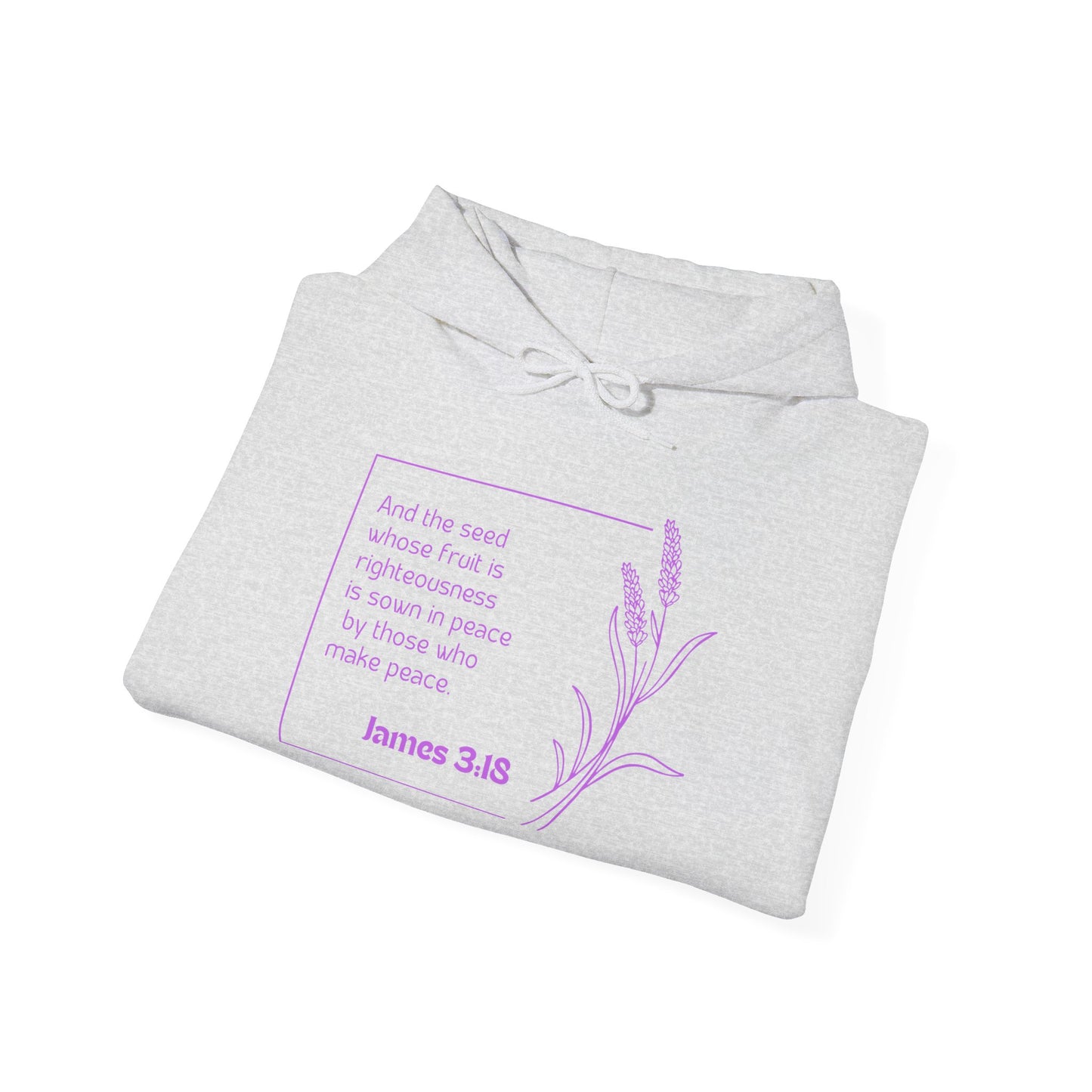 James 3:18 Unisex Heavy Blend™ Hooded Sweatshirt