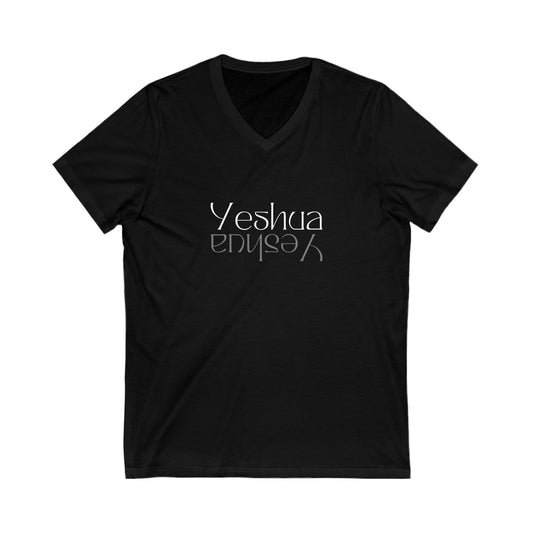 Yeshua V Neck Unisex Jersey Short Sleeve V-Neck Tee