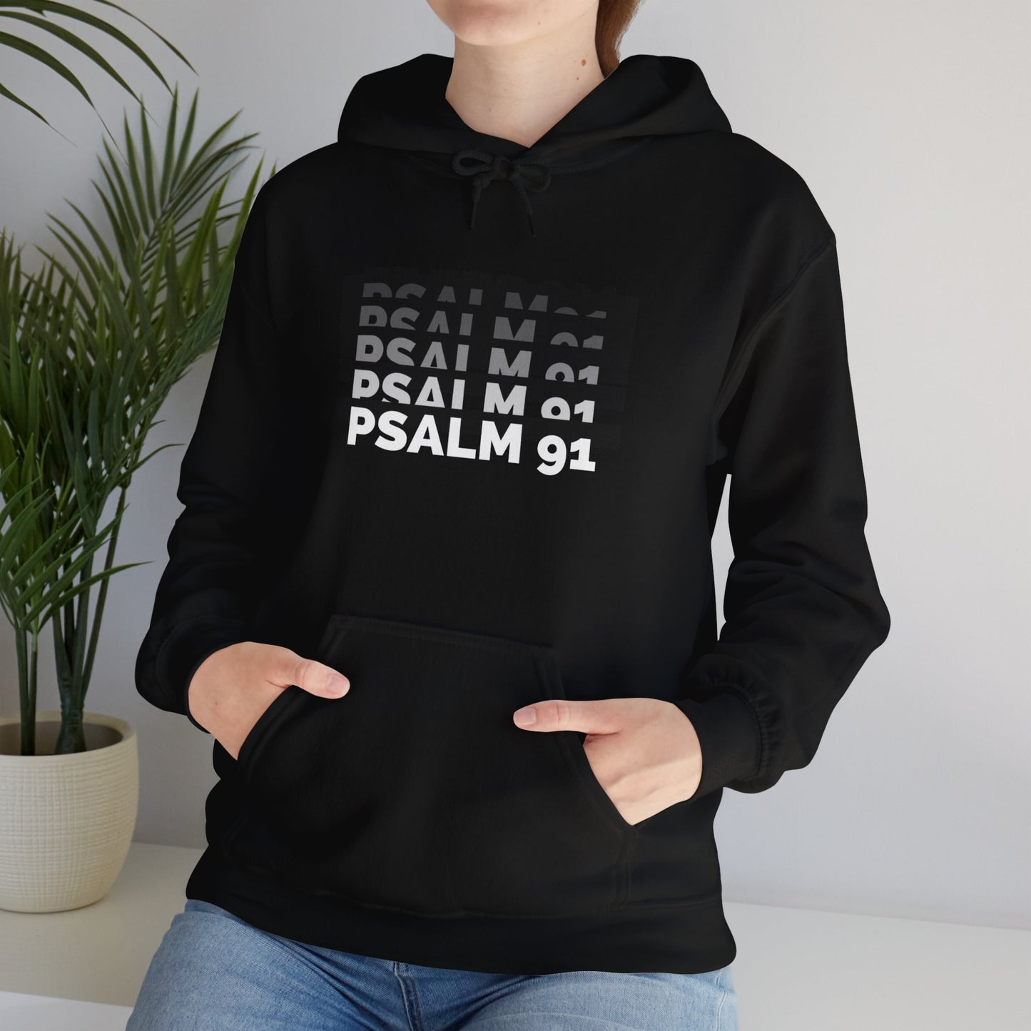 Psalm 91 Unisex Heavy Blend™ Hooded Sweatshirt