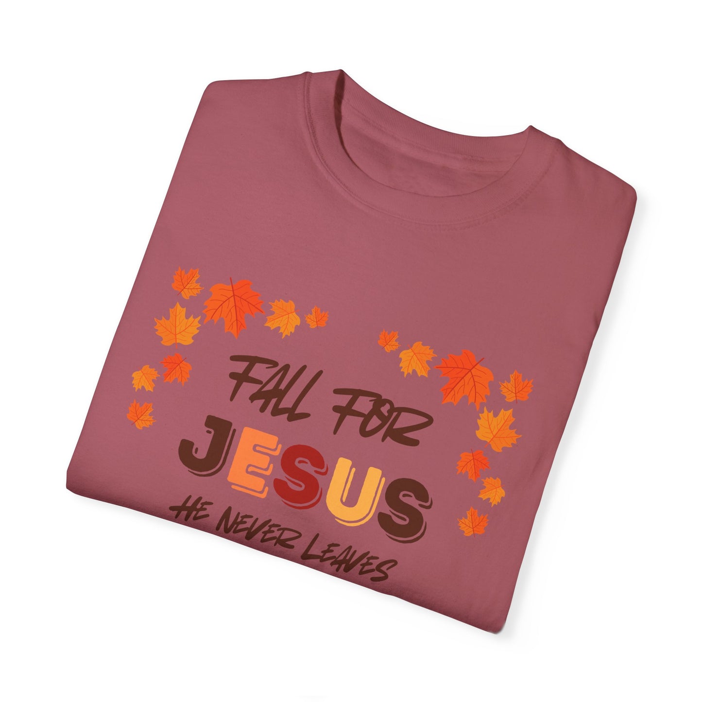 Fall For Jesus Harvest Unisex Garment-Dyed T-shirt