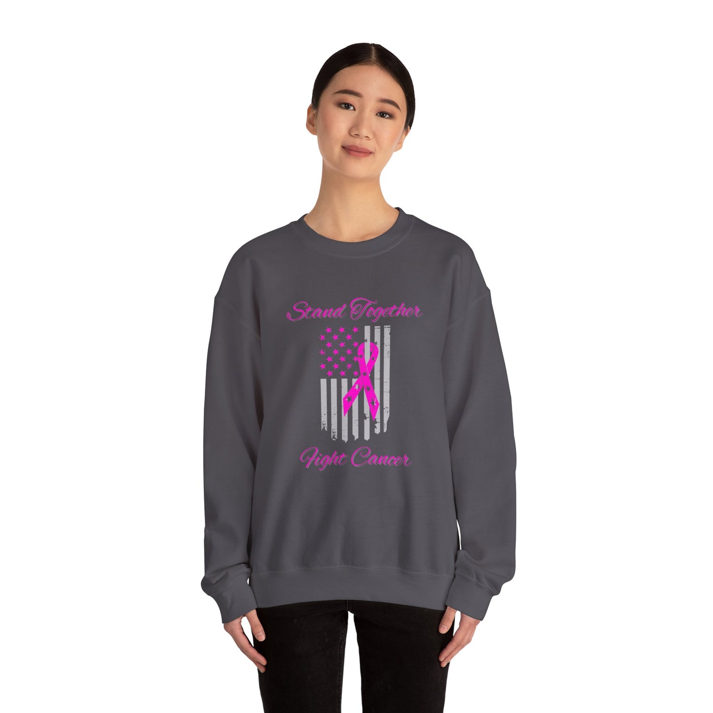 Stand Together Fight Breast Cancer Unisex Heavy Blend™ Crewneck Sweatshirt