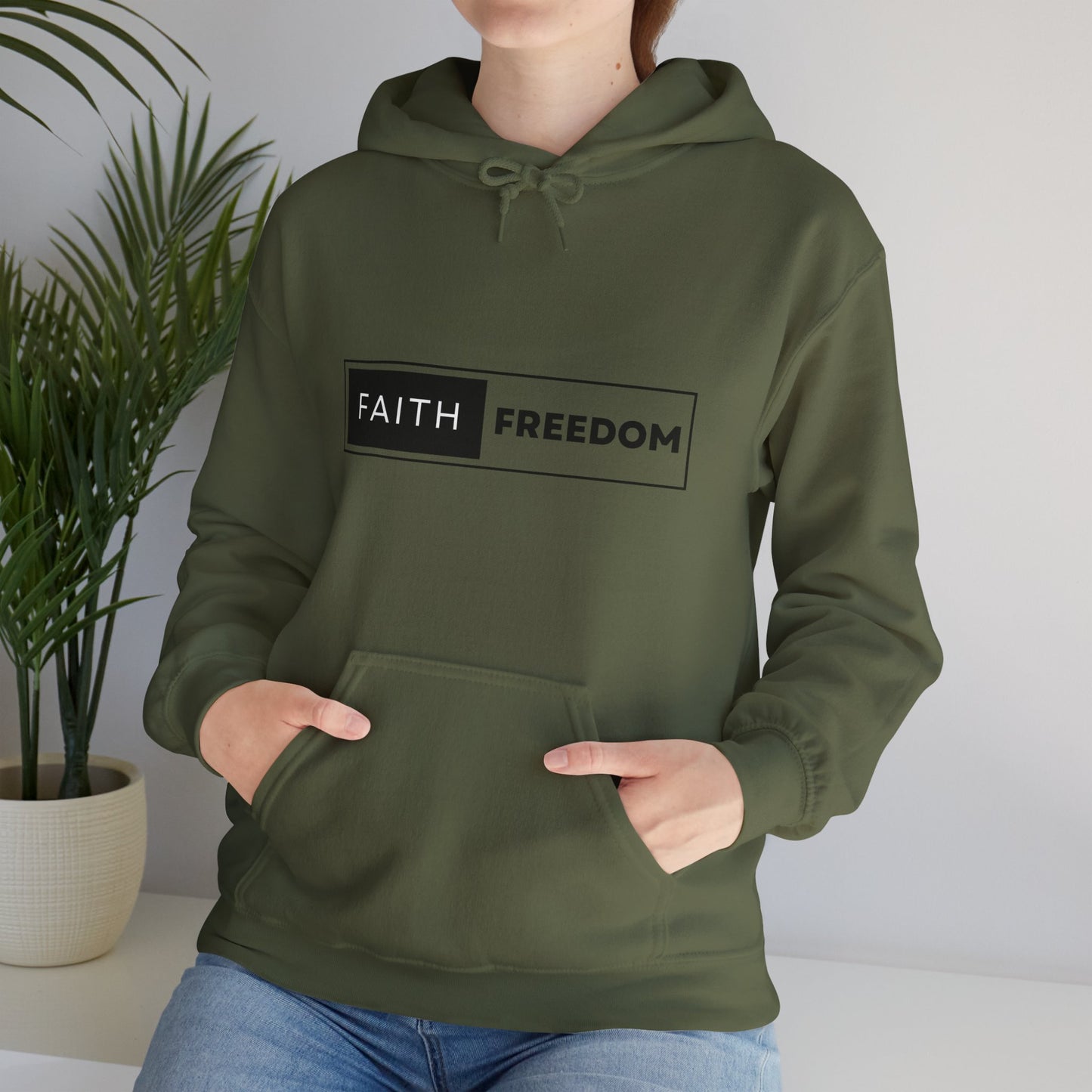 Faith and Freedom Unisex Heavy Blend™ Hooded Sweatshirt