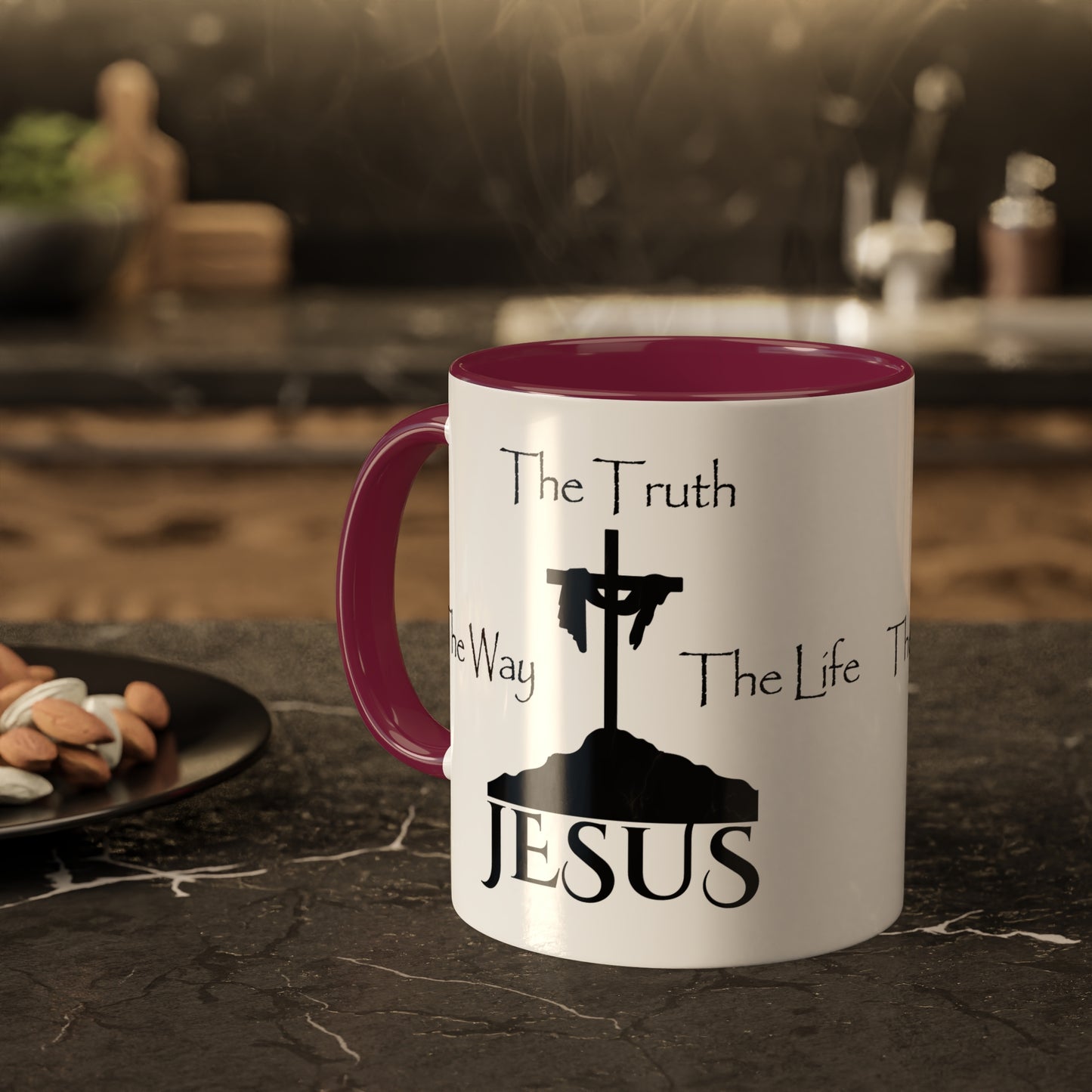 Jesus The Way The Truth The Life Colorful Mugs, 11oz