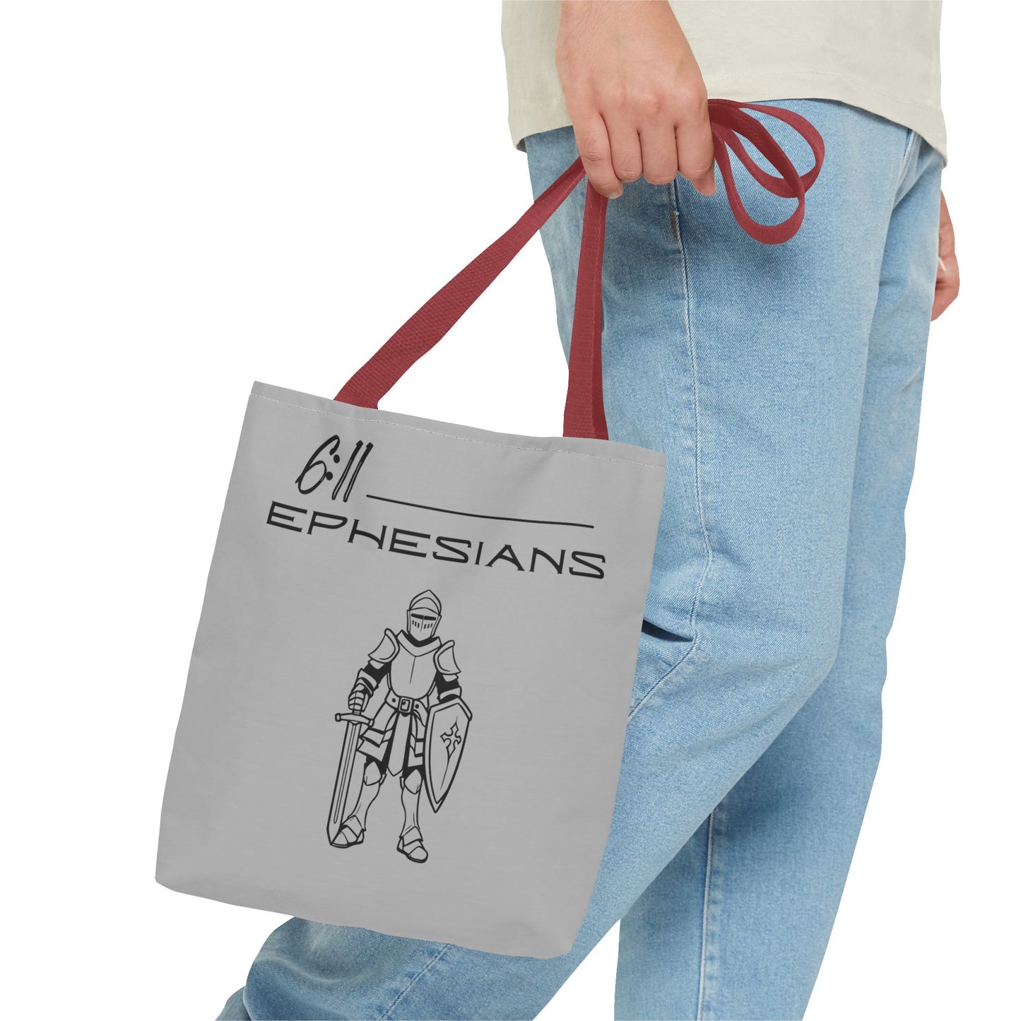 Ephesians 6:11 Full Armor of God Tote Bag (AOP)