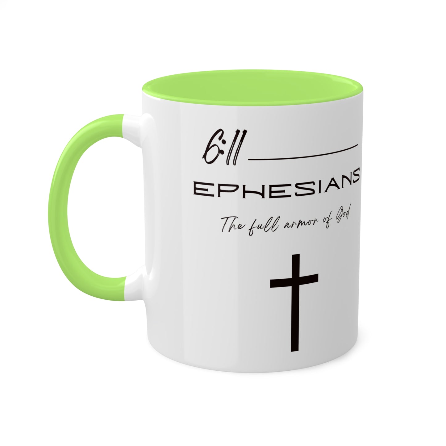 Ephesians 6:11 Armor of God Colorful Mugs, 11oz