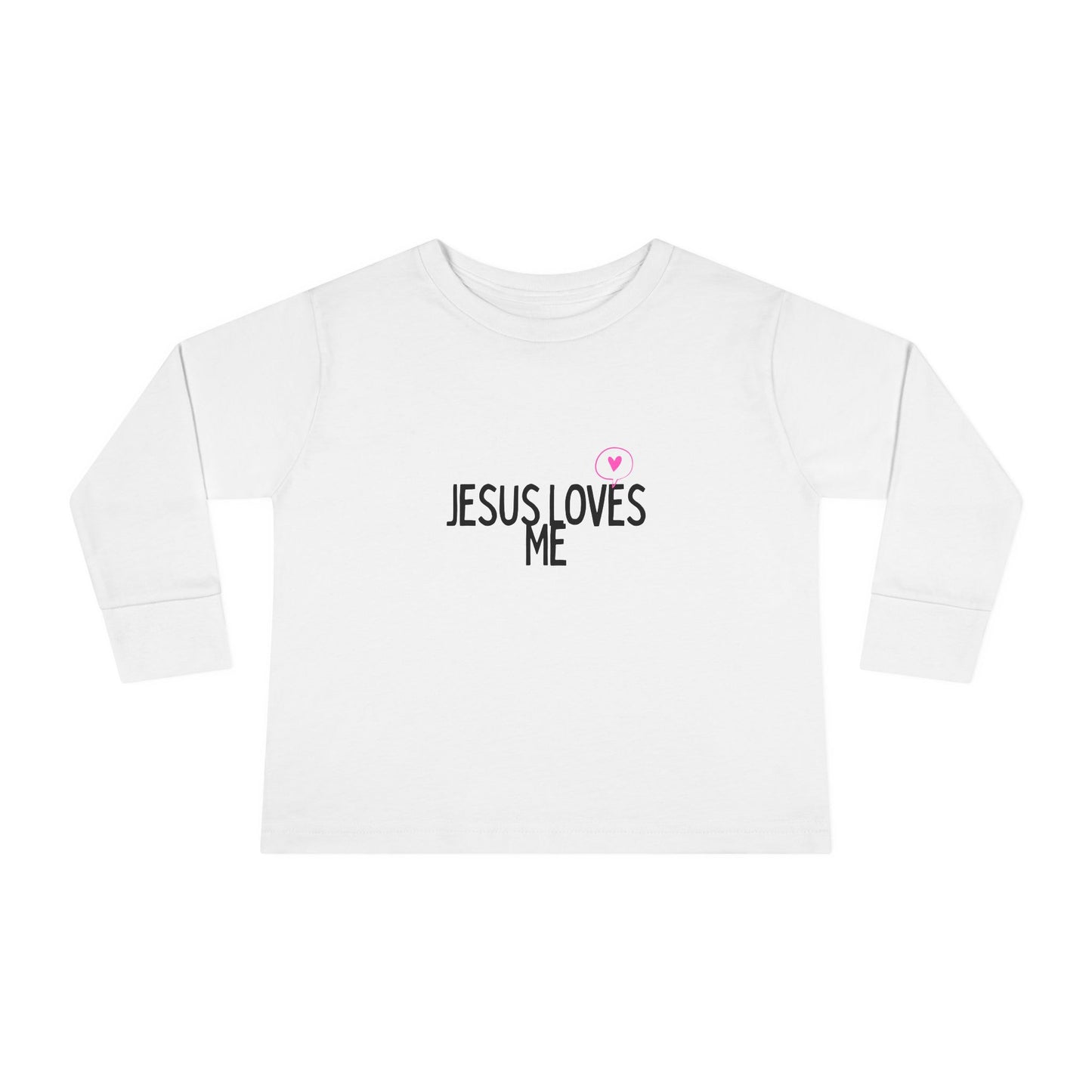 Jesus Loves Me Toddler Long Sleeve Tee