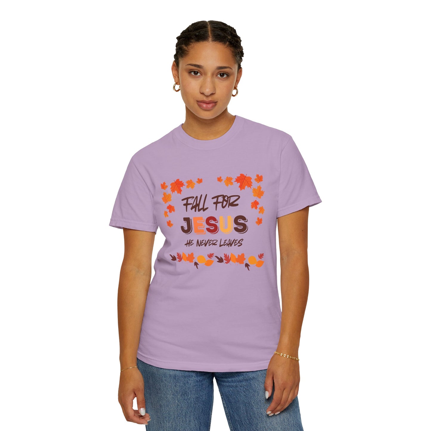 Fall For Jesus Harvest Unisex Garment-Dyed T-shirt