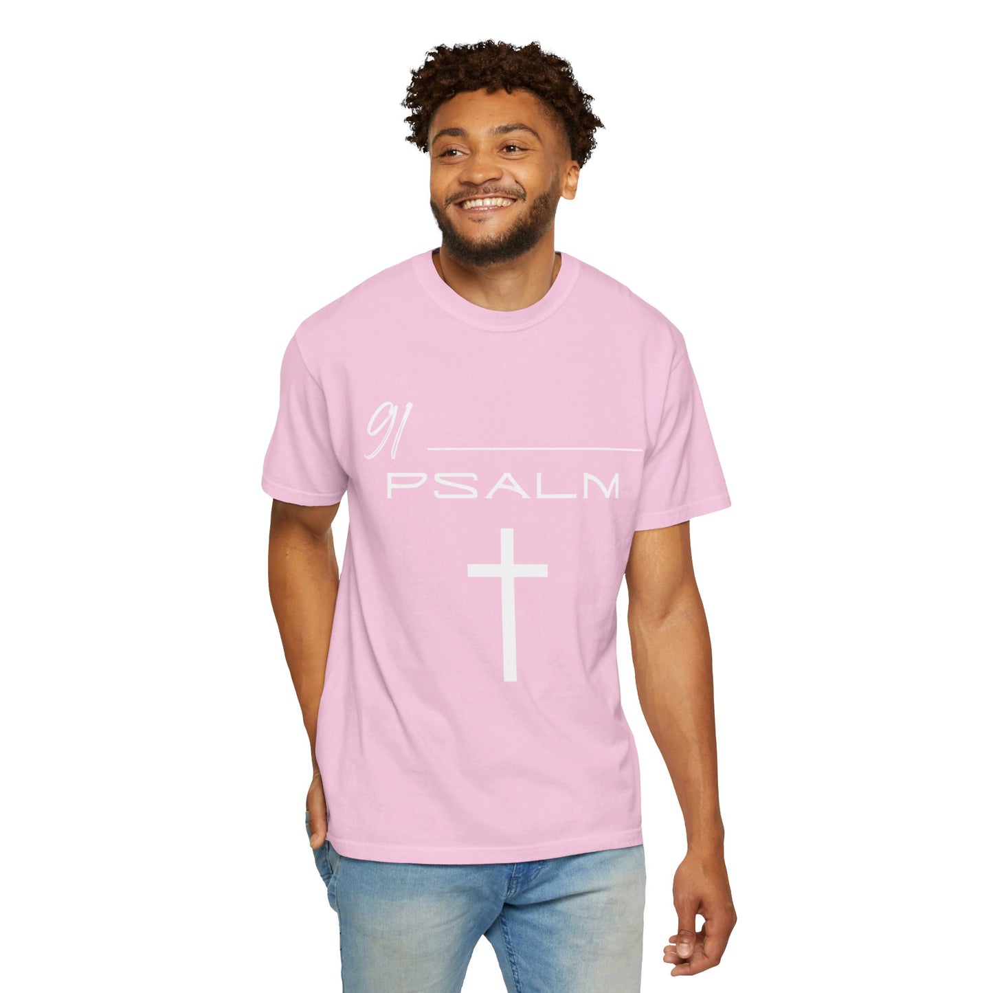 Psalm 91 Unisex Garment-Dyed T-shirt