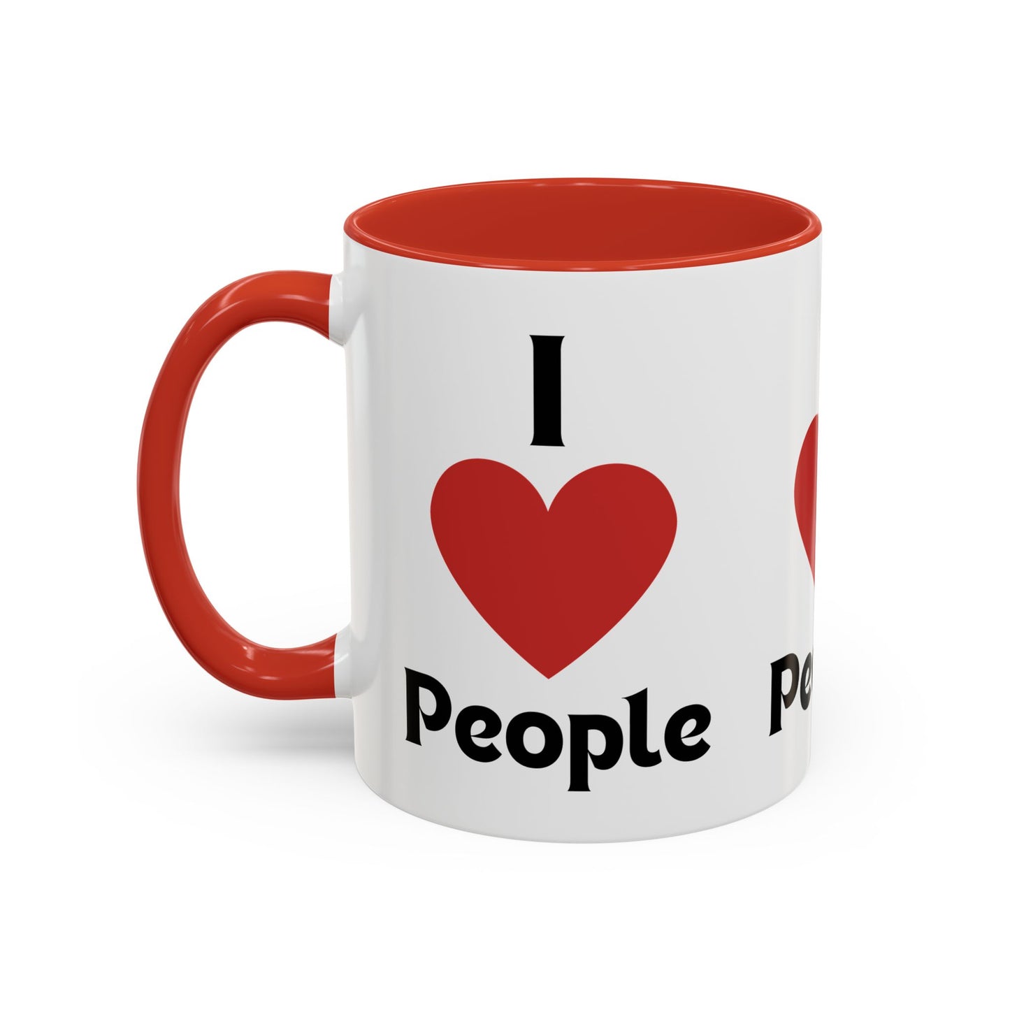 I love People Accent Coffee Mug (11, 15oz)